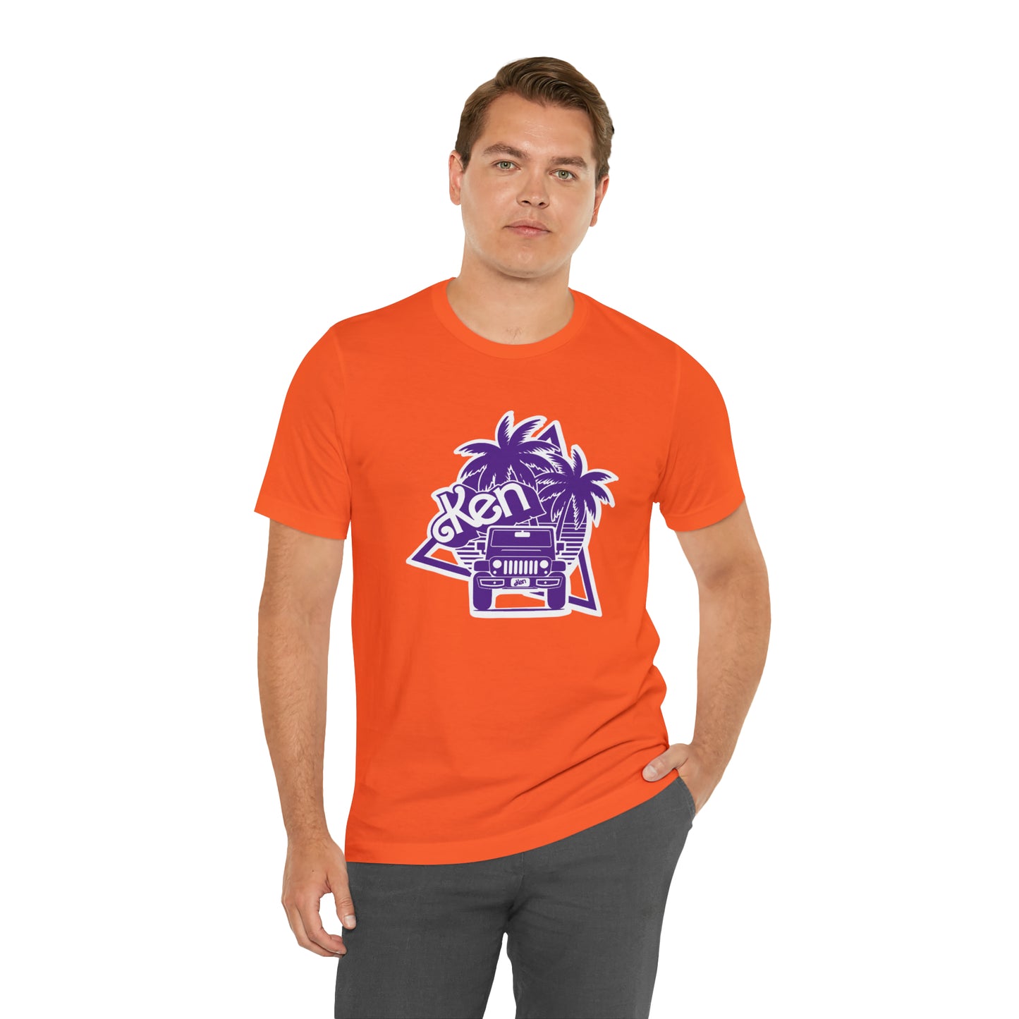 All Purple Ken, Beep Beep KEN Jeep, Unisex Jersey Short Sleeve Tee