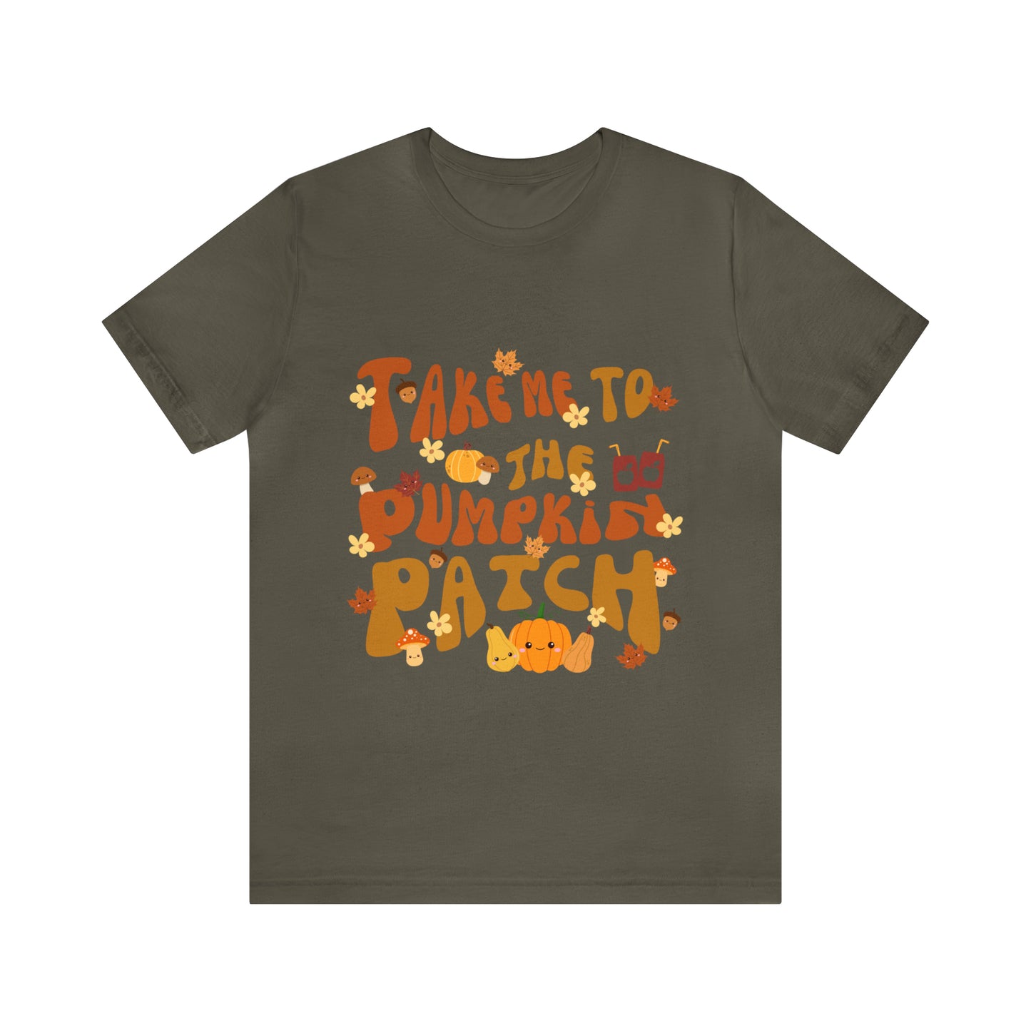 Take me to the Pumpkin Patch, Unisex Jersey Short Sleeve Tee