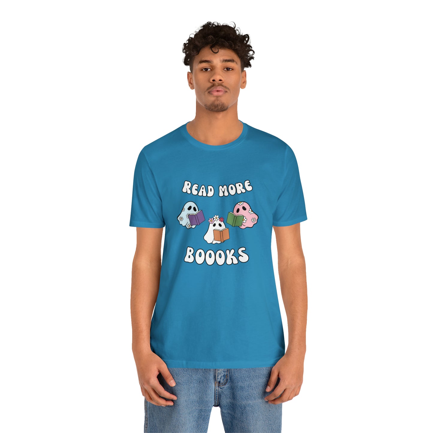 Read More Boooks Ghouls, Unisex Jersey Short Sleeve Tee