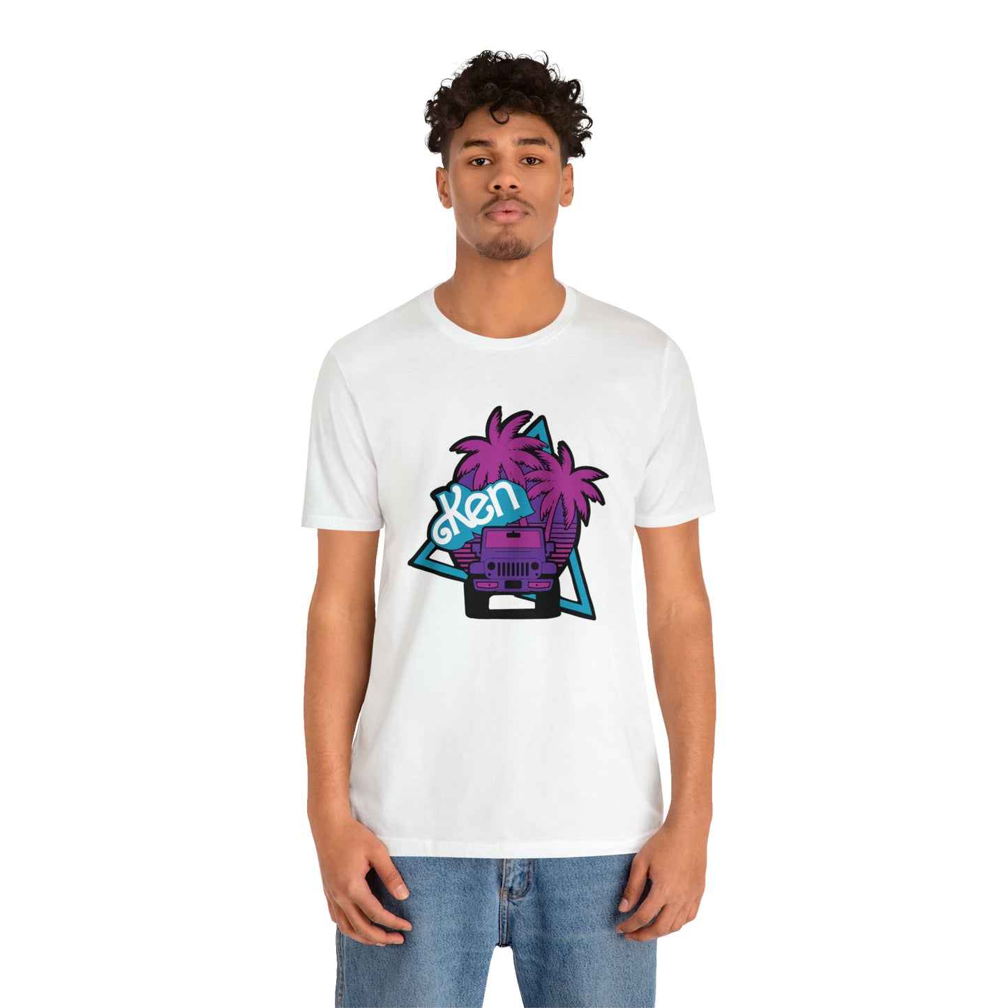 Neon Ken, Beep Beep KEN Jeep, Unisex Jersey Short Sleeve Tee