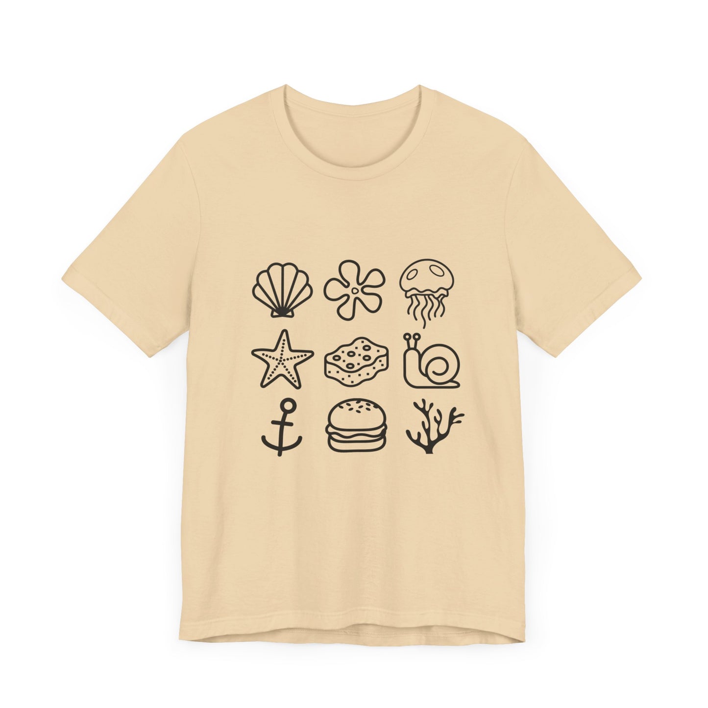 Spongey Minimalist Grid - Unisex Shirt