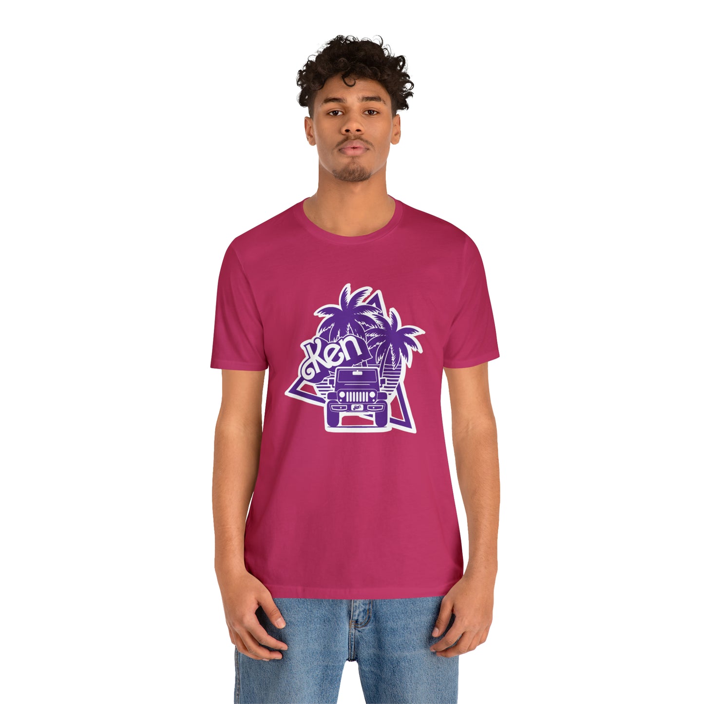 All Purple Ken, Beep Beep KEN Jeep, Unisex Jersey Short Sleeve Tee