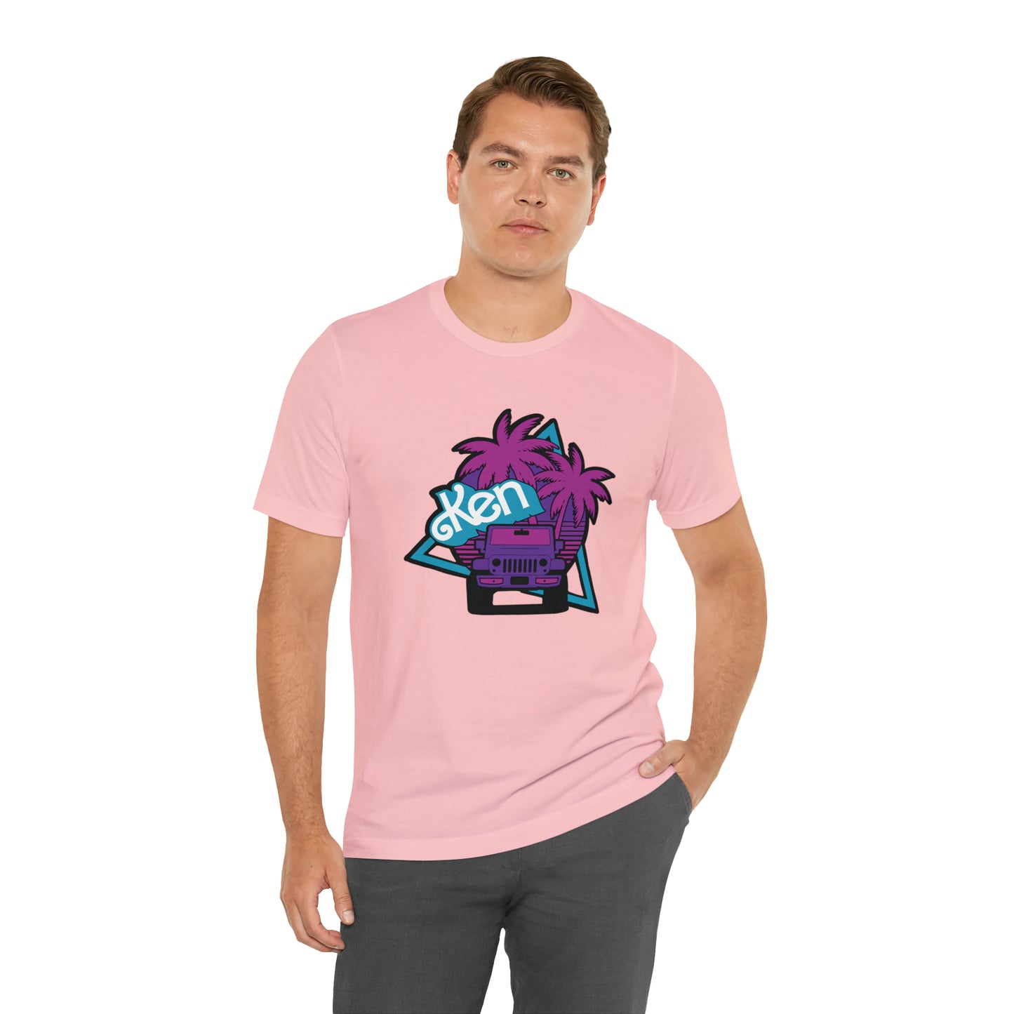 Neon Ken, Beep Beep KEN Jeep, Unisex Jersey Short Sleeve Tee