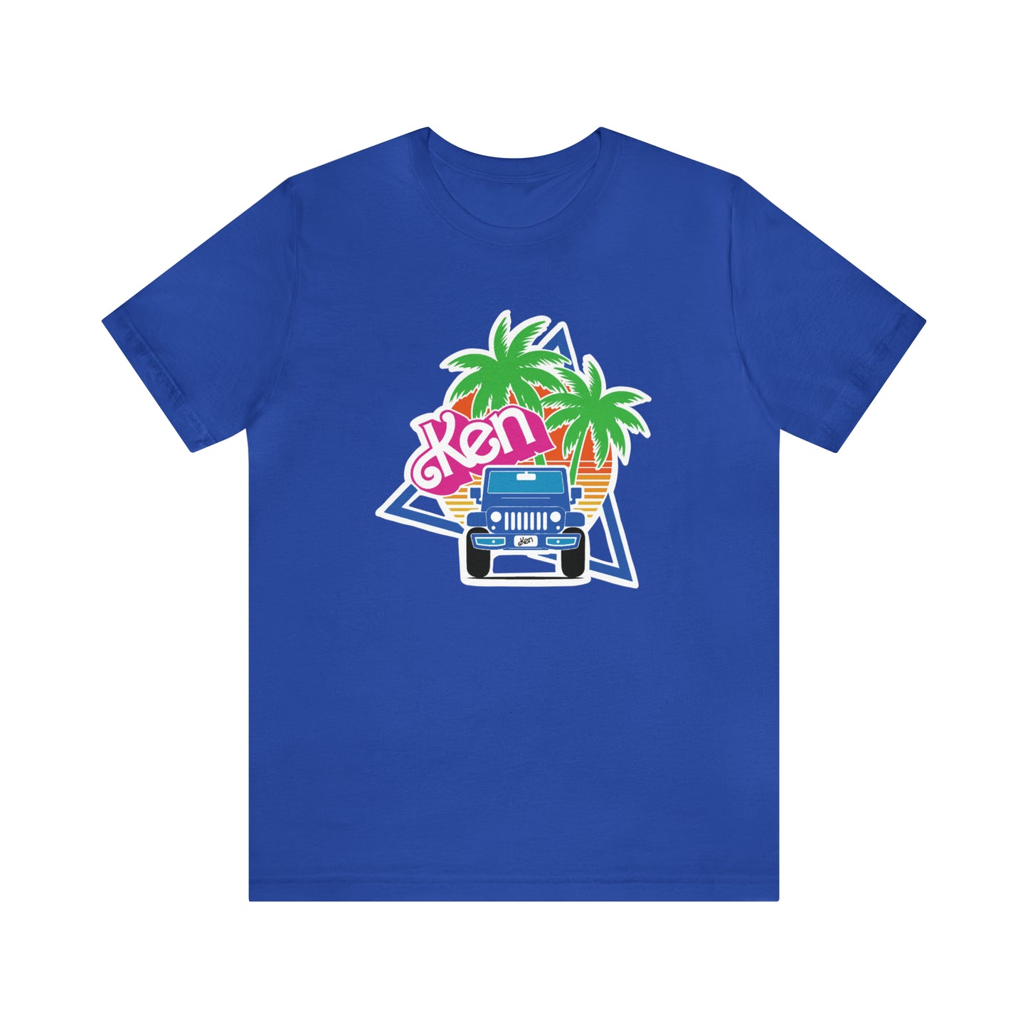 Blue Ken, Beep Beep KEN Jeep, Unisex Jersey Short Sleeve Tee