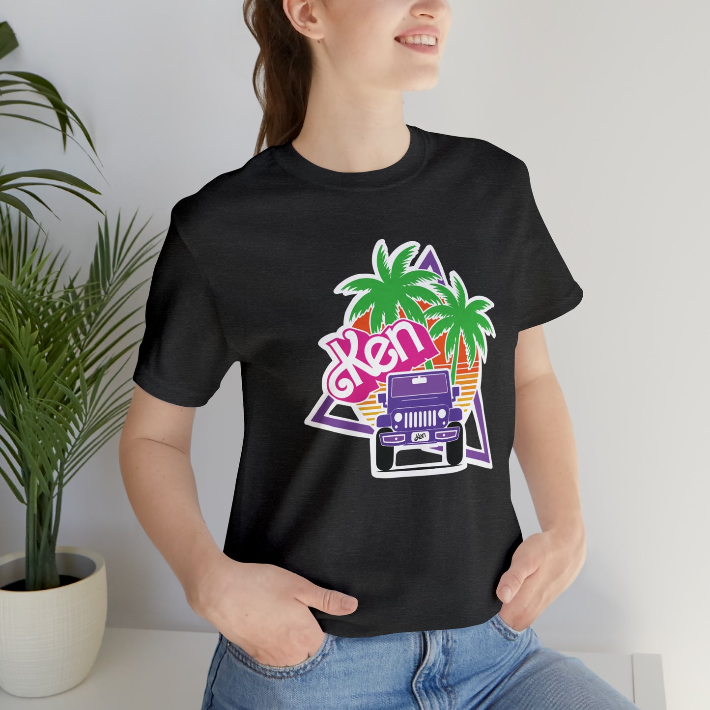 Purple Ken, Beep Beep KEN Jeep, Unisex Jersey Short Sleeve Tee