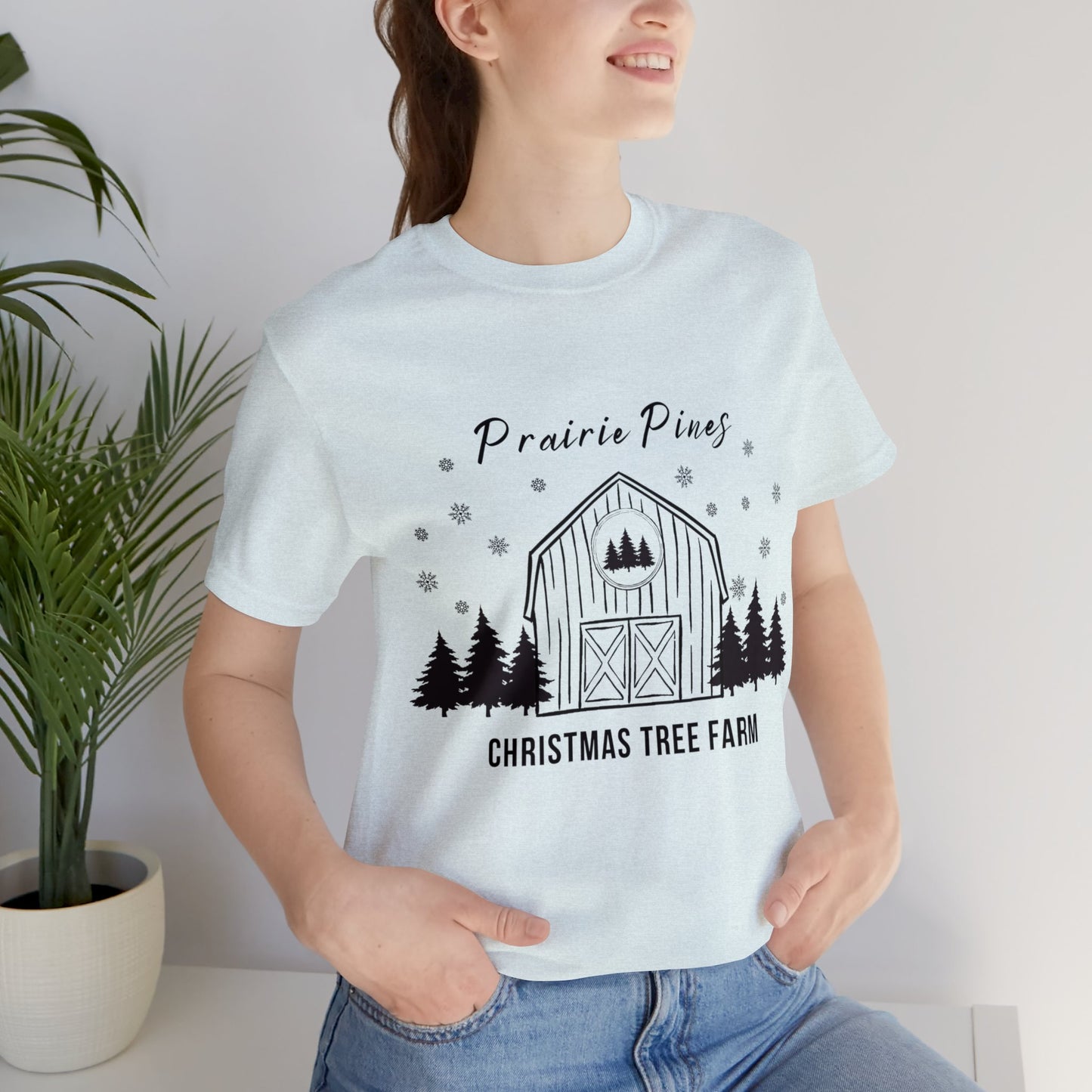 Prairie Pines Black Text - Unisex T-shirt