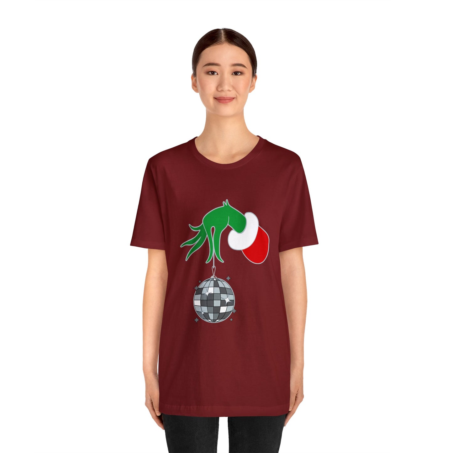Grinchy Groovy and Bright Jingle Disco Ball - Unisex T-shirt
