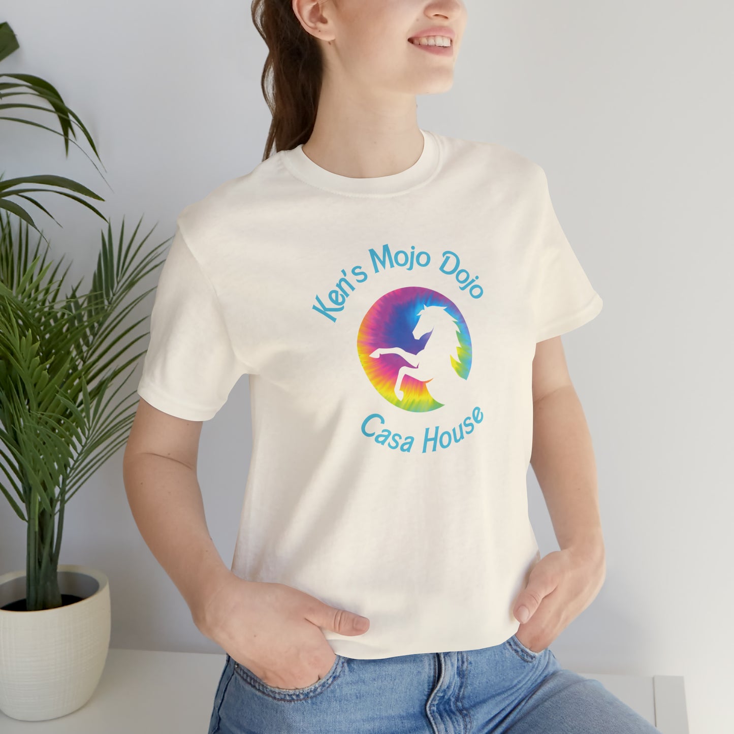 Tie Dye Moon Ken, Unisex Jersey Short Sleeve Tee