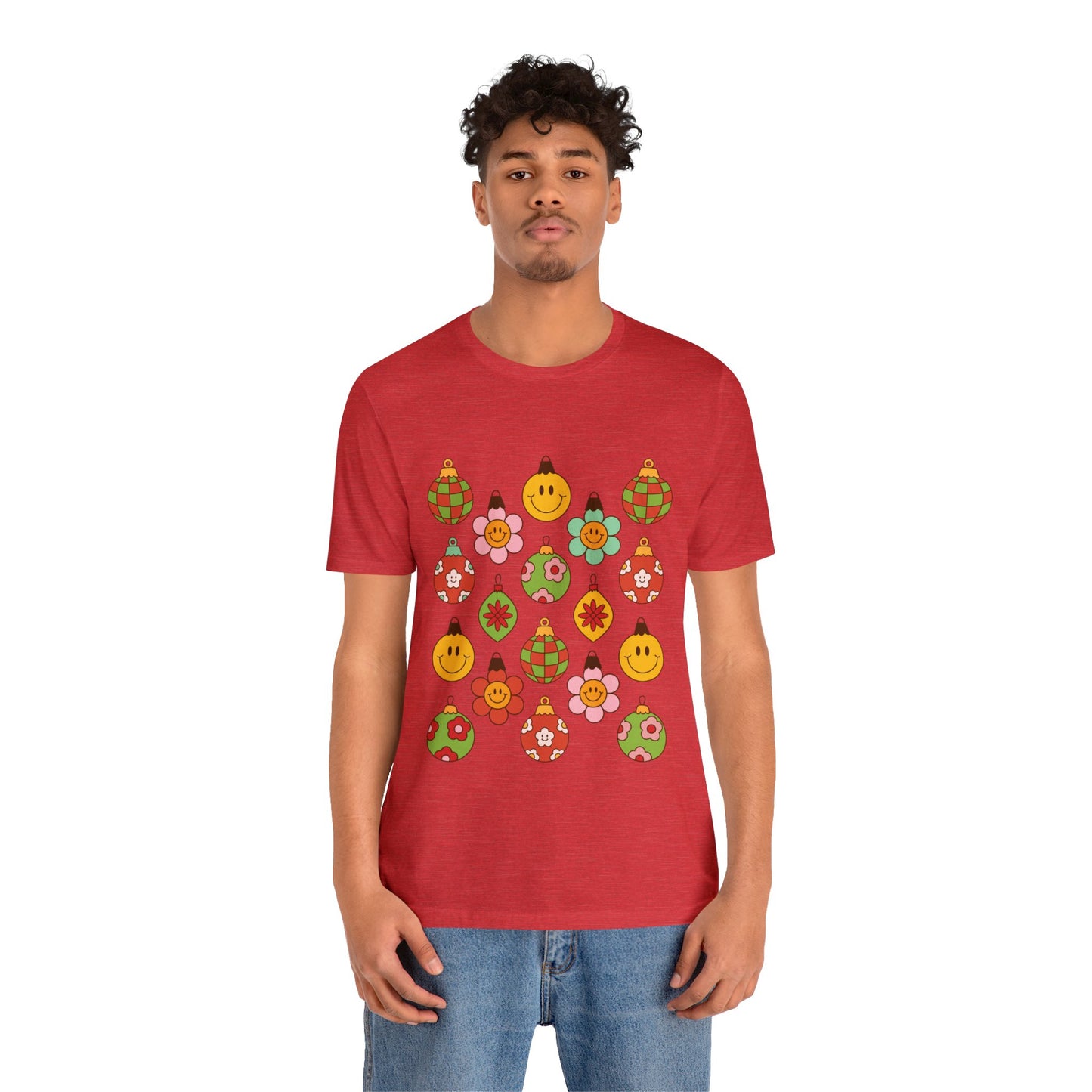 Groovy Christmas with back design - Unisex T-shirt