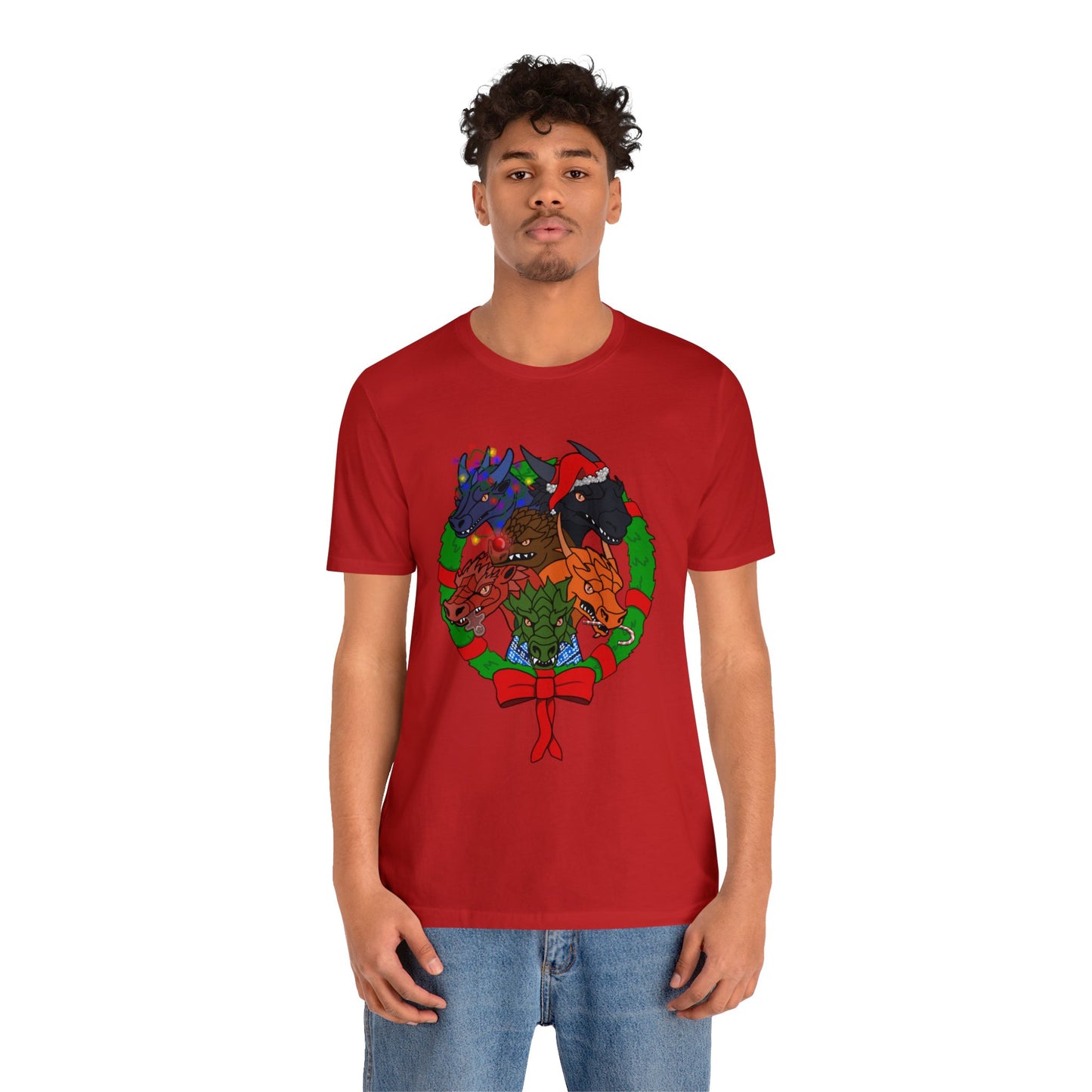 Dragon Christmas with no snow version - Unisex T-shirt