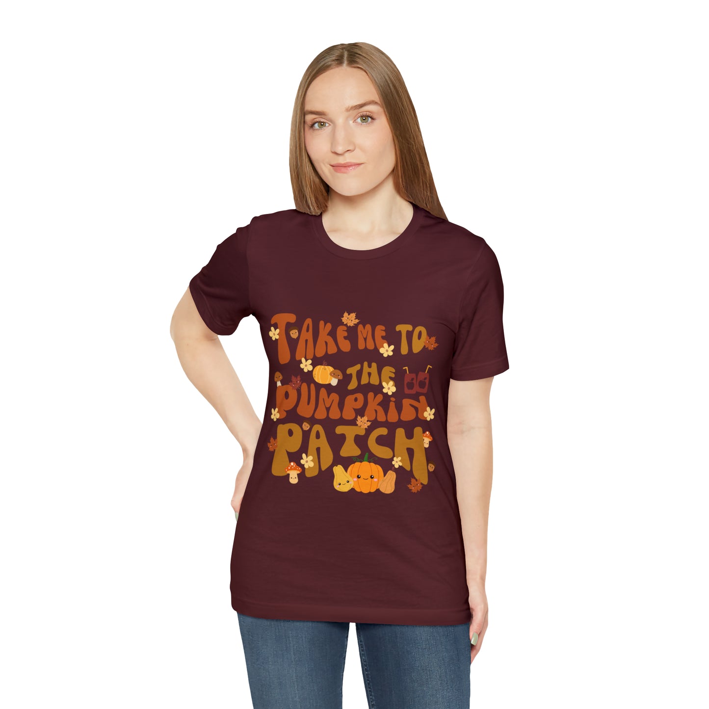 Take me to the Pumpkin Patch, Unisex Jersey Short Sleeve Tee