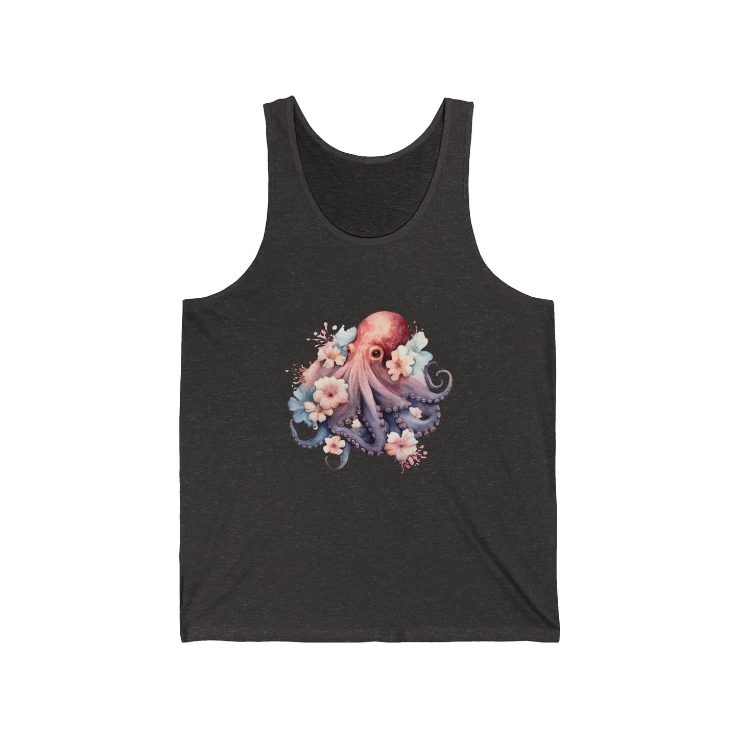 Unisex Octopus Jersey Tank