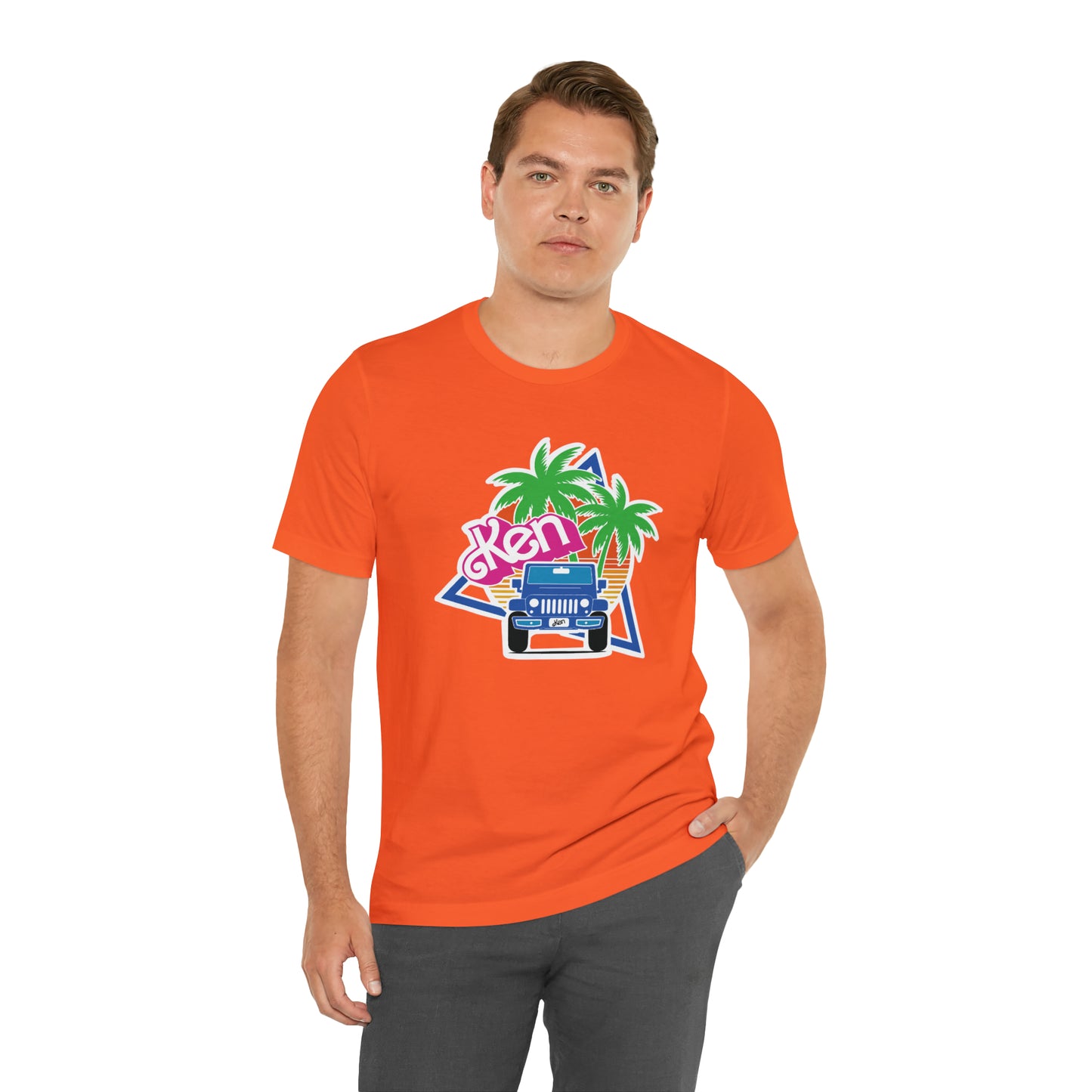 Blue Ken, Beep Beep KEN Jeep, Unisex Jersey Short Sleeve Tee