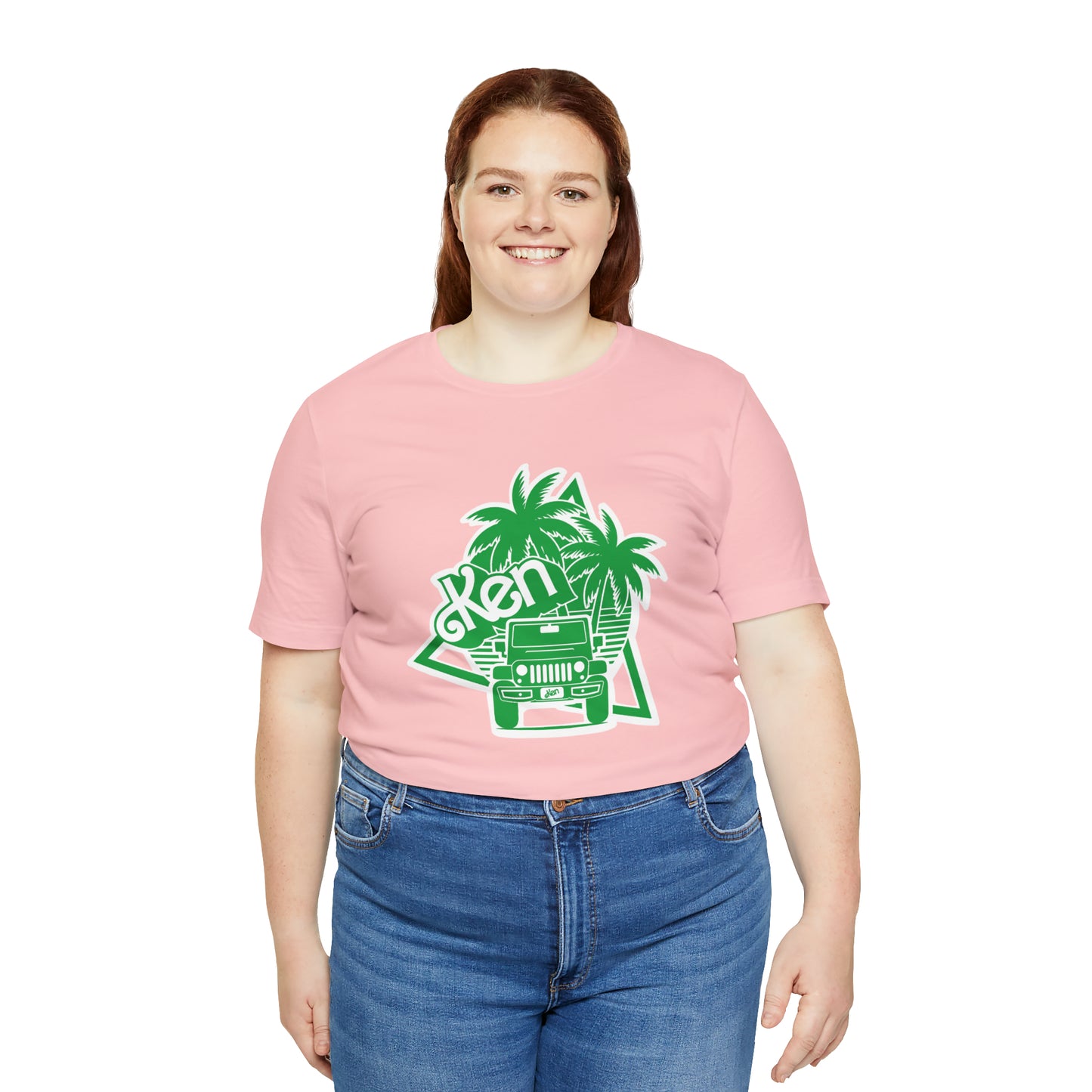 All green Ken, Beep Beep KEN Jeep, Unisex Jersey Short Sleeve Tee