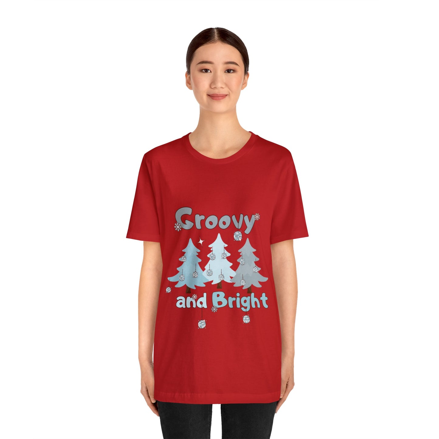 Merry and Bright Jingle Ball Christmas Tree - Unisex T-shirt