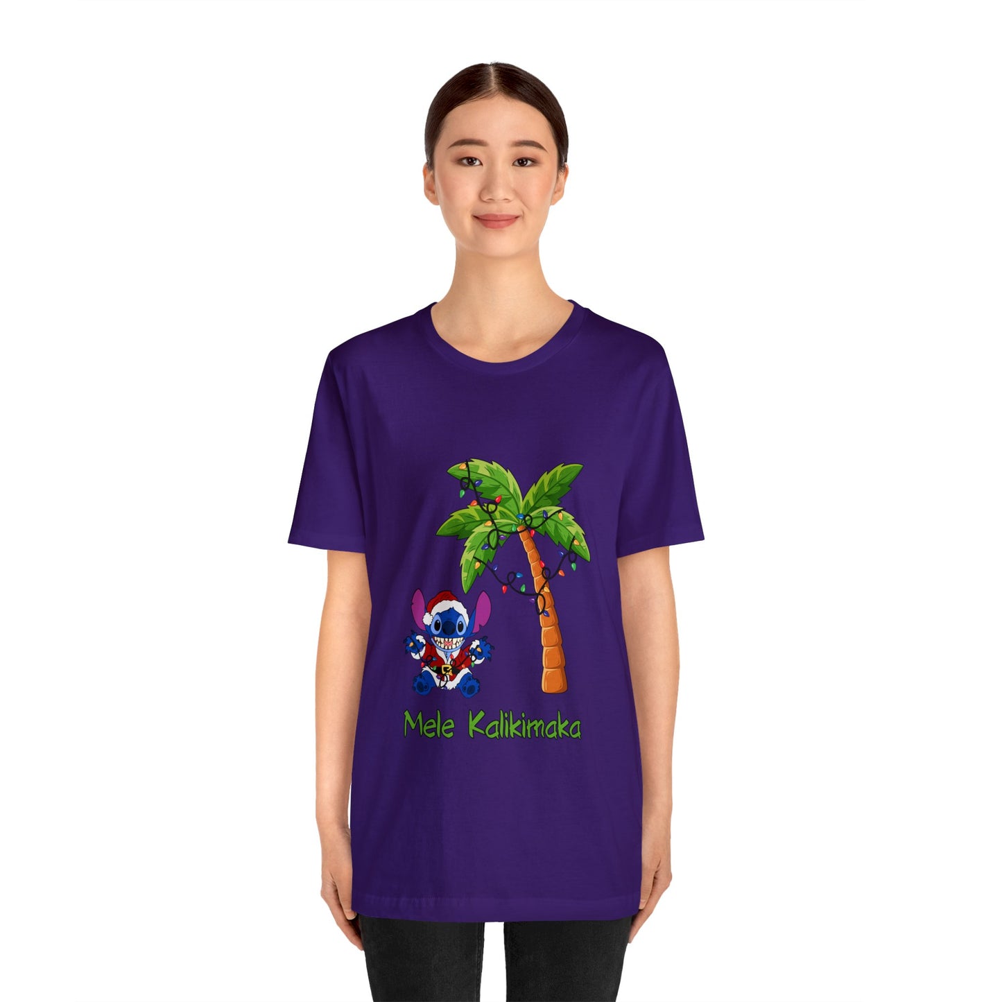 Mele Kalikimaka Stitch - Unisex T-shirt