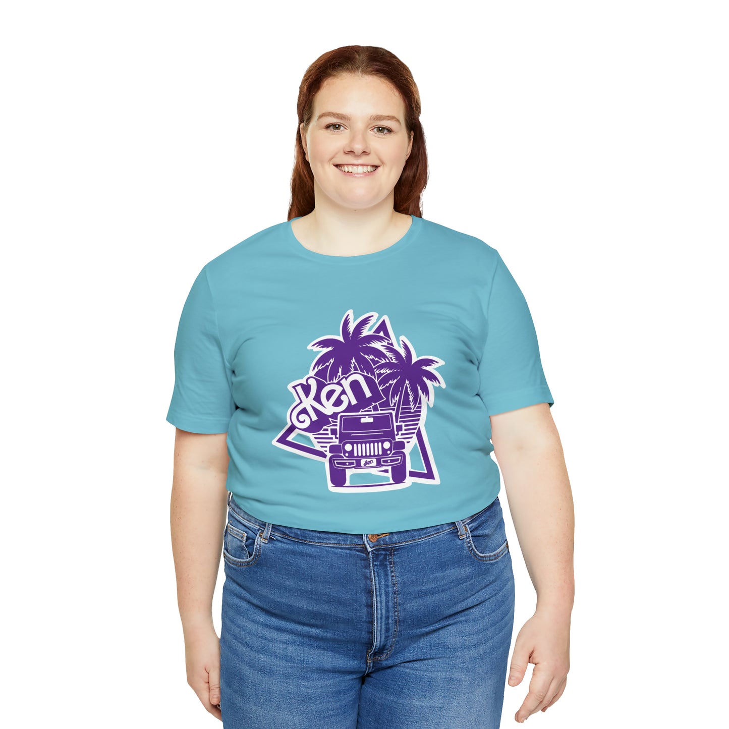 All Purple Ken, Beep Beep KEN Jeep, Unisex Jersey Short Sleeve Tee