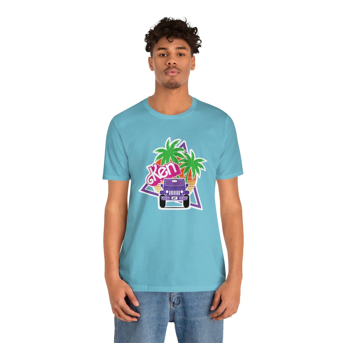 Purple Ken, Beep Beep KEN Jeep, Unisex Jersey Short Sleeve Tee