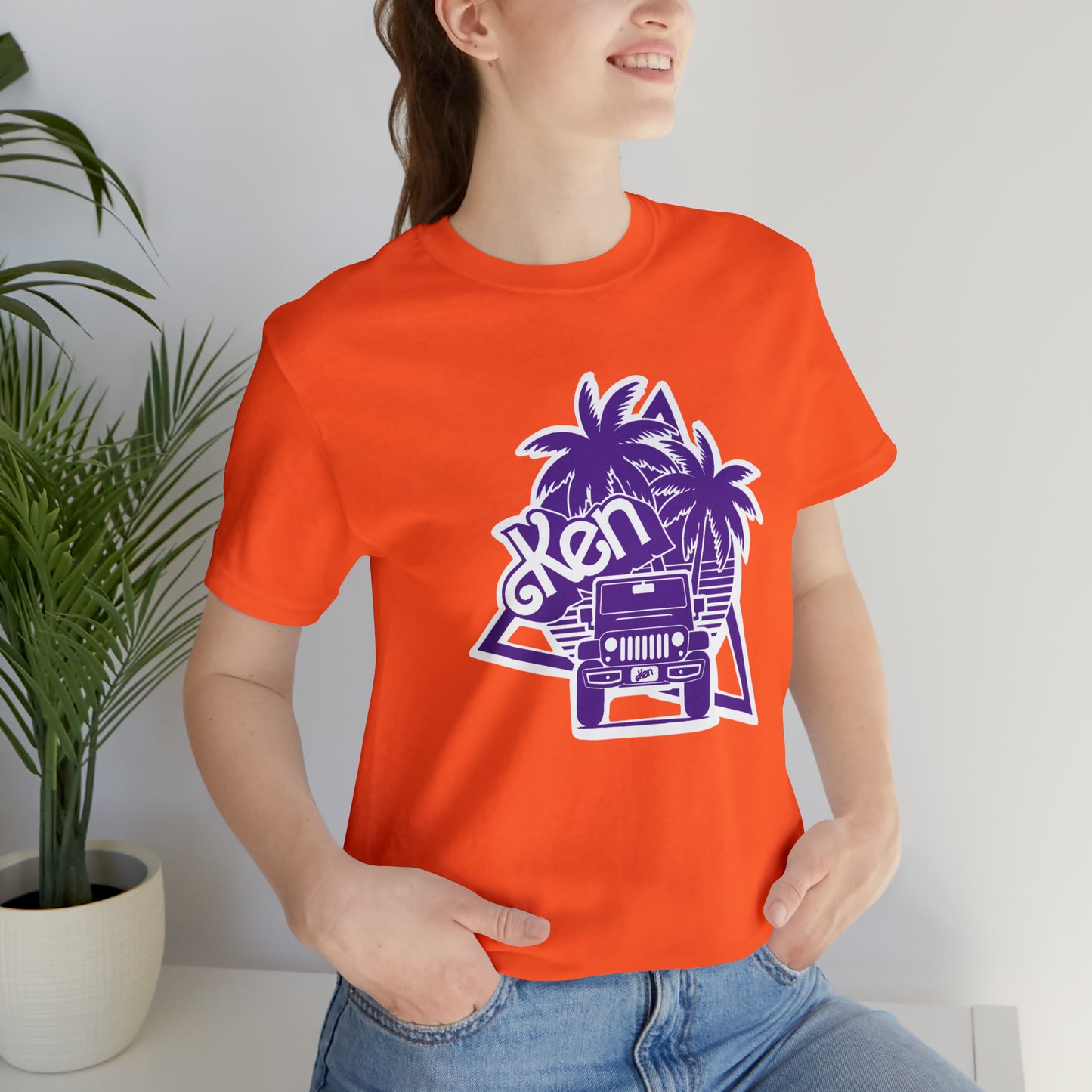 All Purple Ken, Beep Beep KEN Jeep, Unisex Jersey Short Sleeve Tee