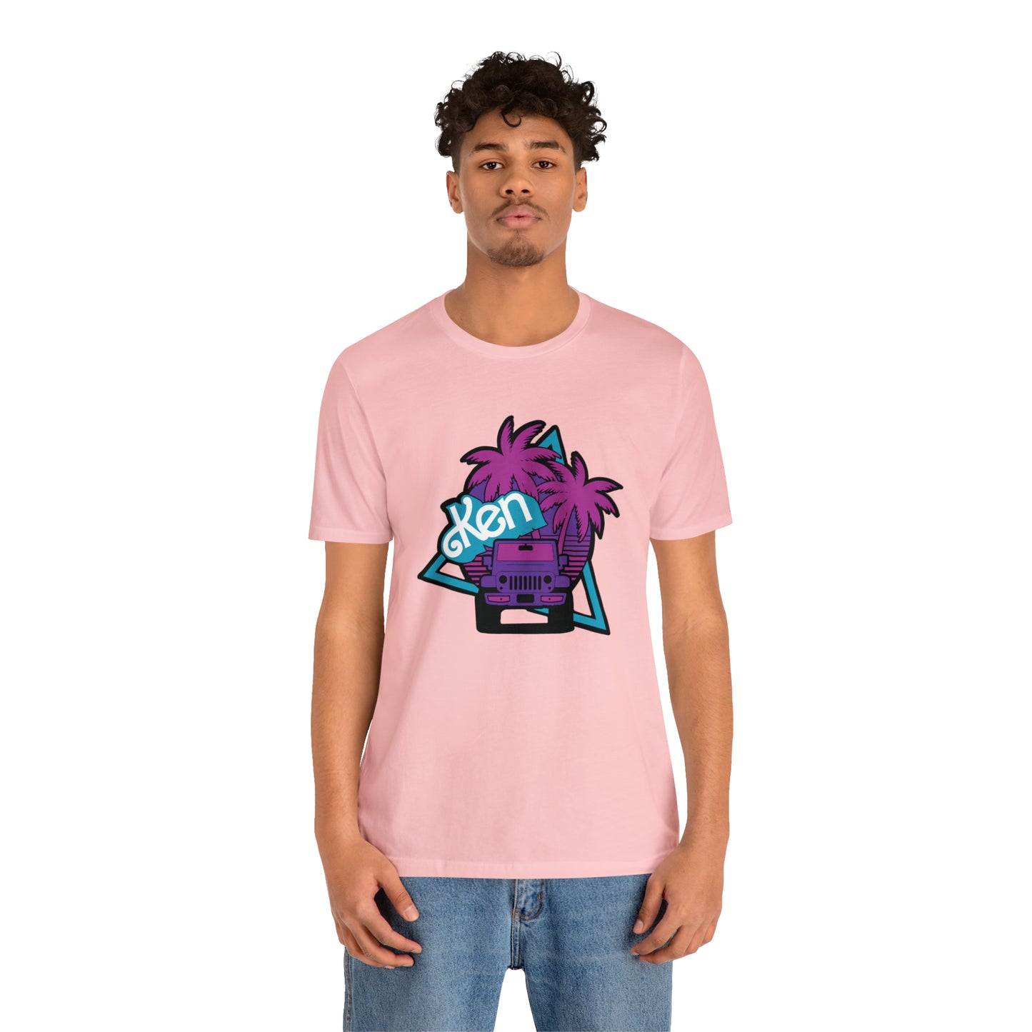 Neon Ken, Beep Beep KEN Jeep, Unisex Jersey Short Sleeve Tee