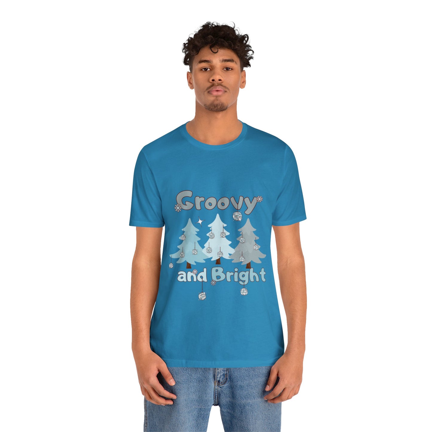 Merry and Bright Jingle Ball Christmas Tree - Unisex T-shirt