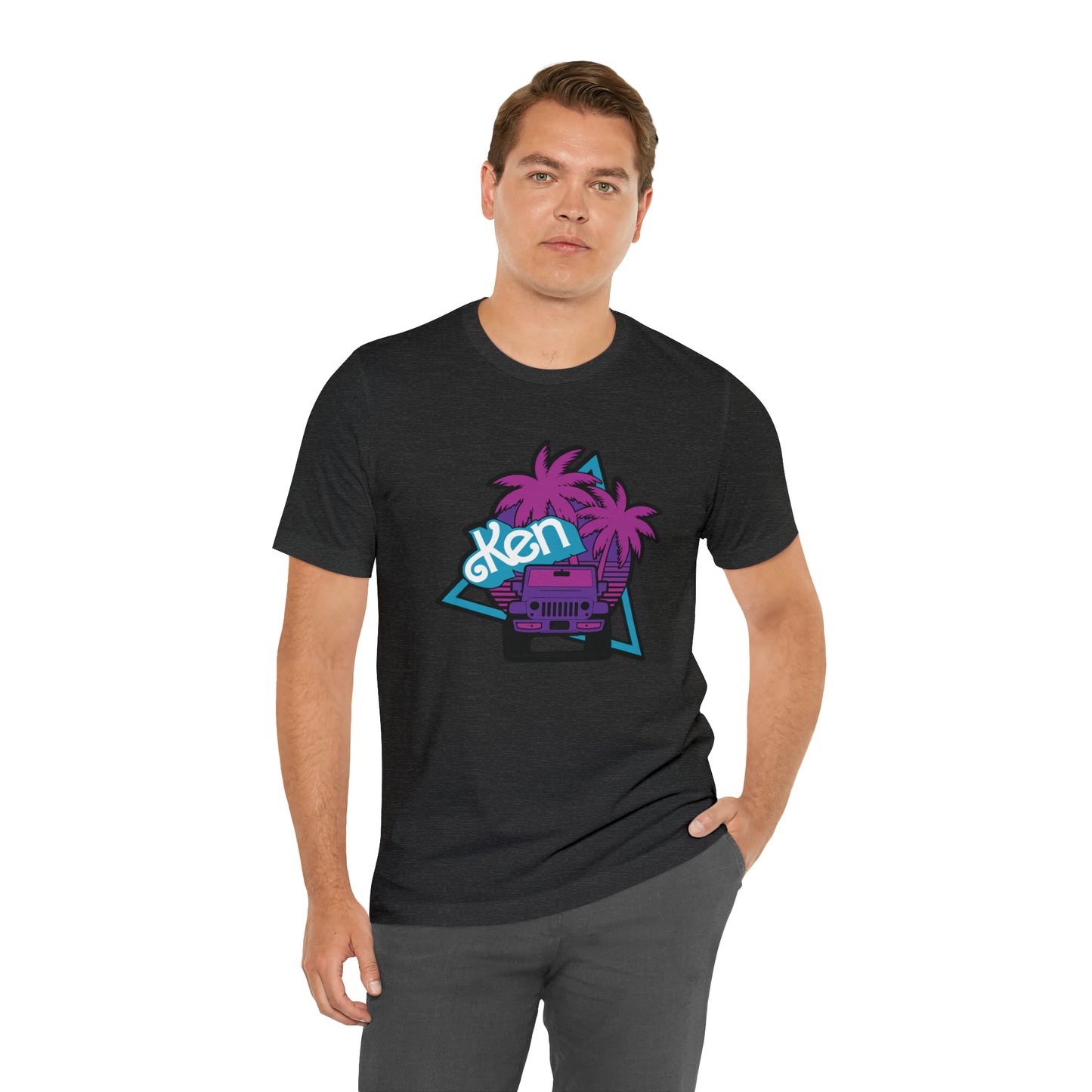 Neon Ken, Beep Beep KEN Jeep, Unisex Jersey Short Sleeve Tee