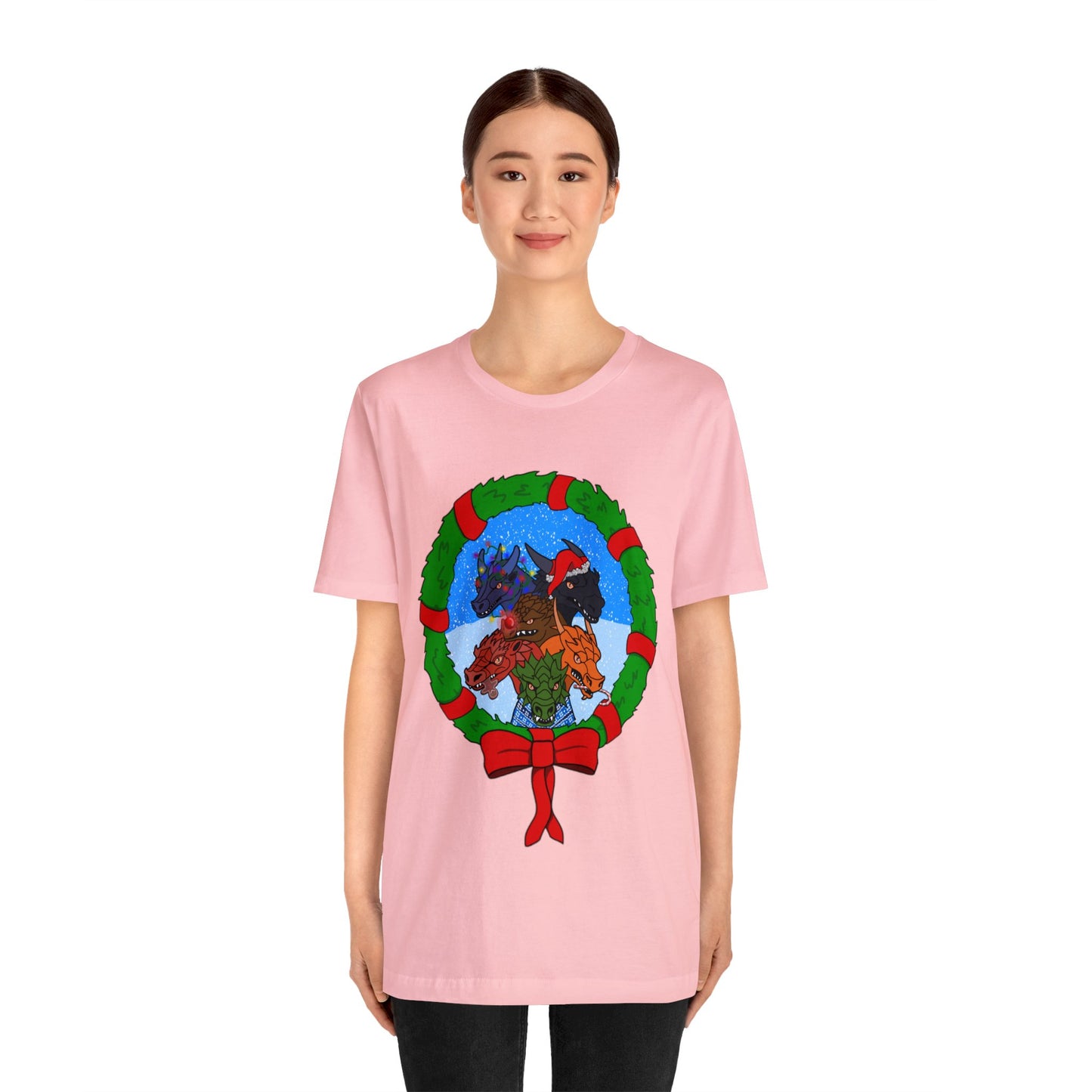 Dragon Christmas with Snowglobe Version - Unisex T-shirt