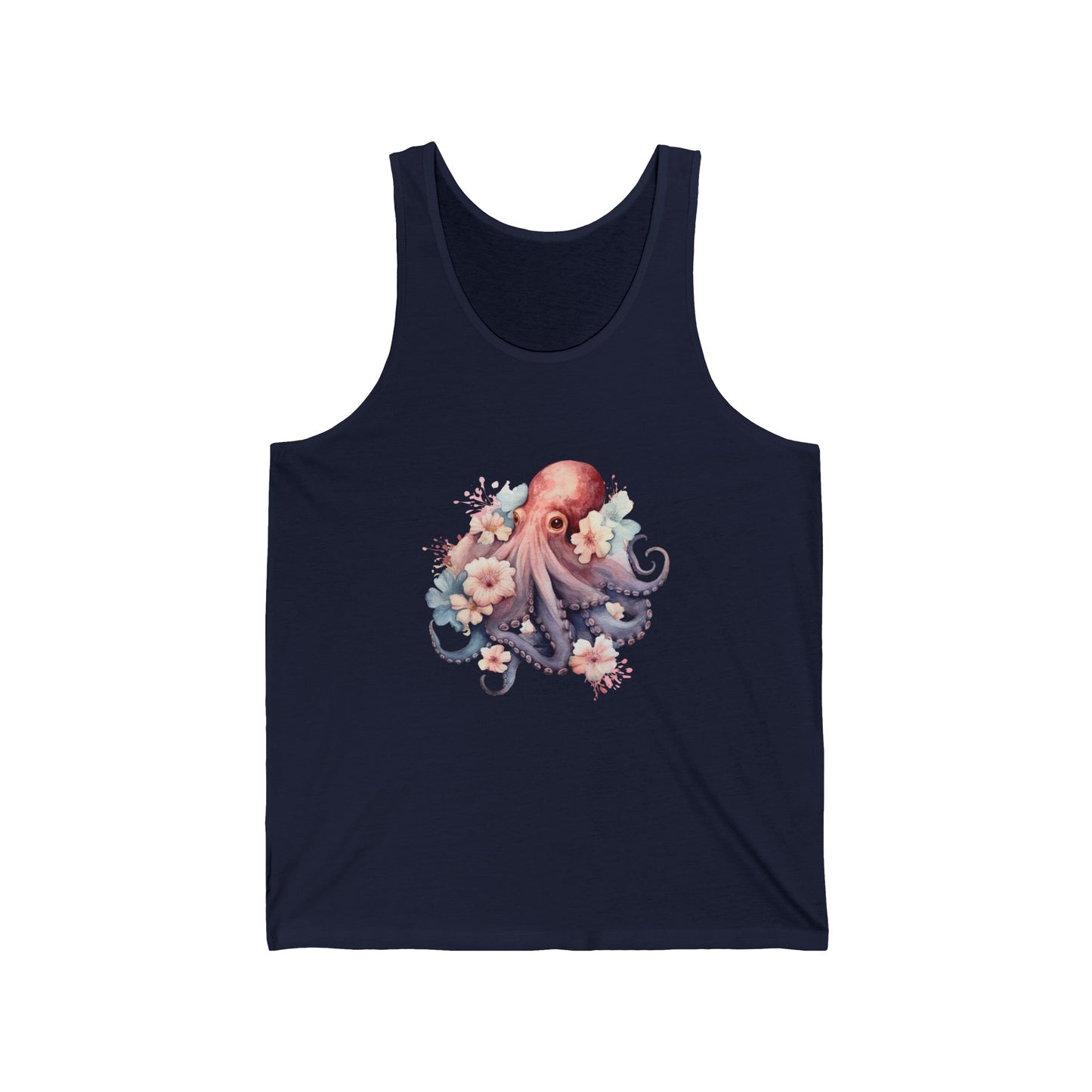 Unisex Octopus Jersey Tank