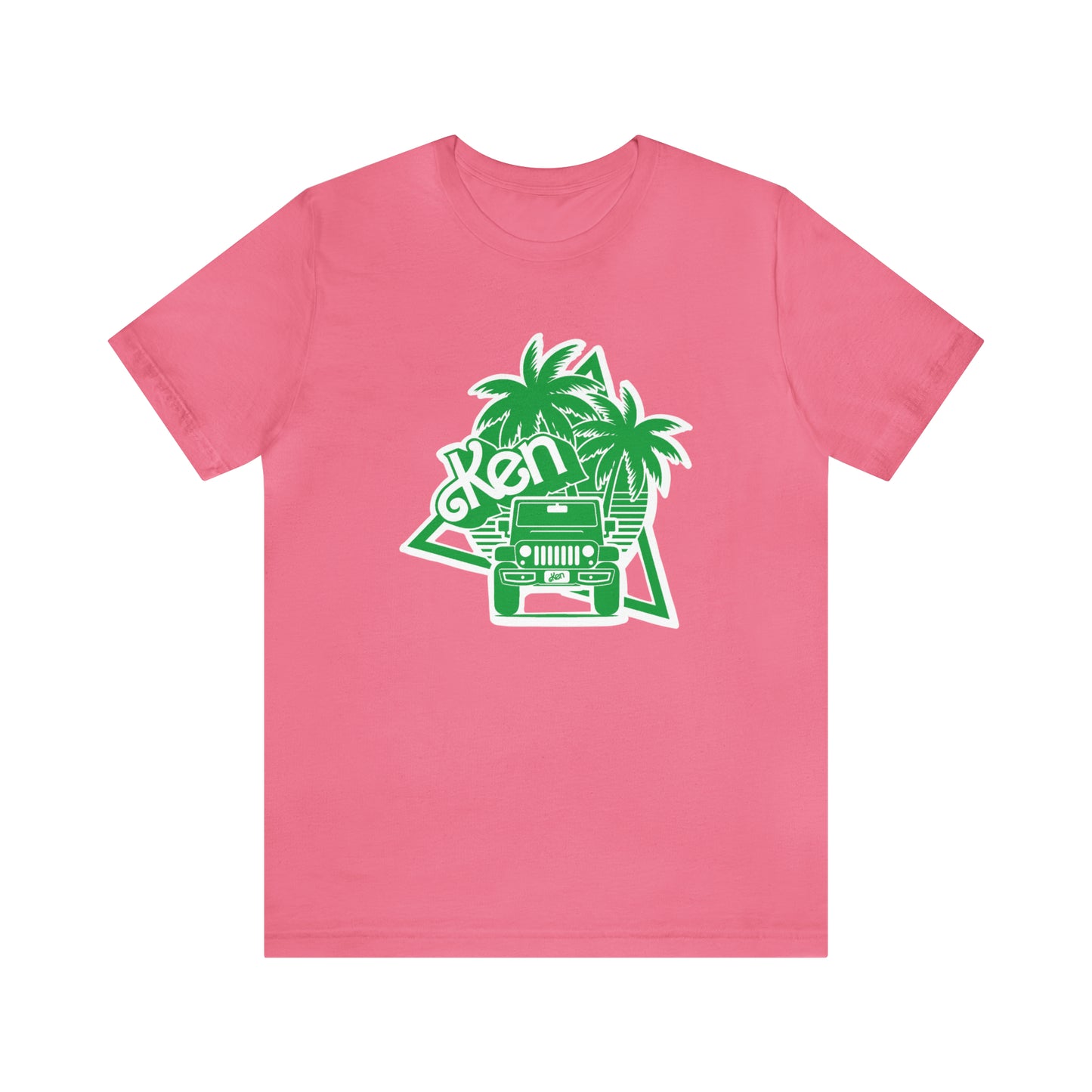 All green Ken, Beep Beep KEN Jeep, Unisex Jersey Short Sleeve Tee
