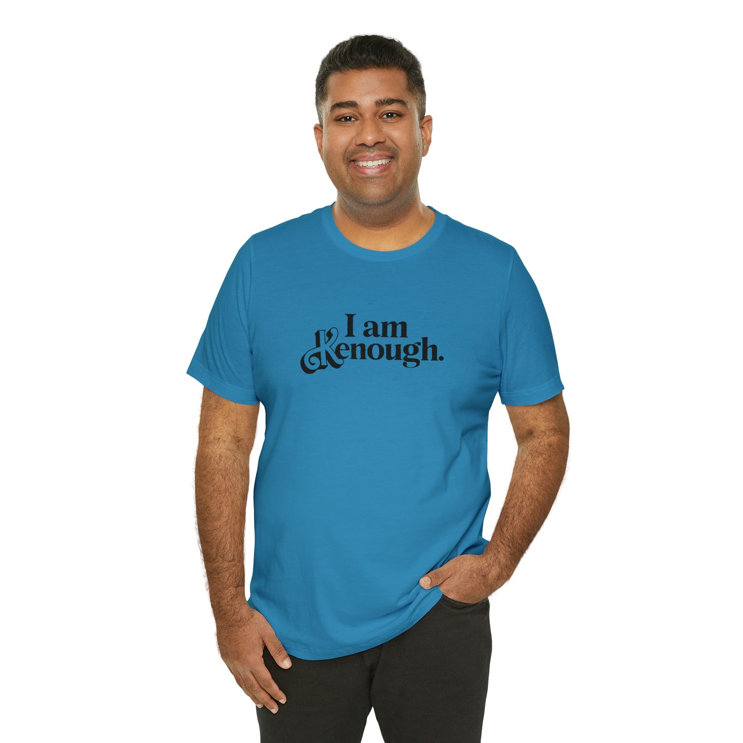 Black Kenough, Unisex Jersey Short Sleeve Tee