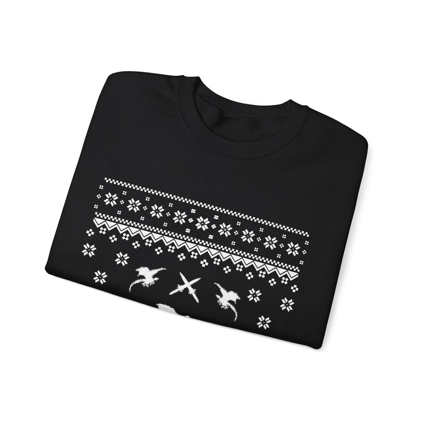8-Bit Dragon Christmas version 4 - Unisex Sweatshirt
