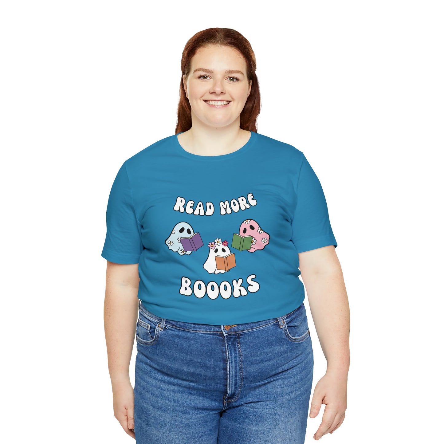 Read More Boooks Ghouls, Unisex Jersey Short Sleeve Tee