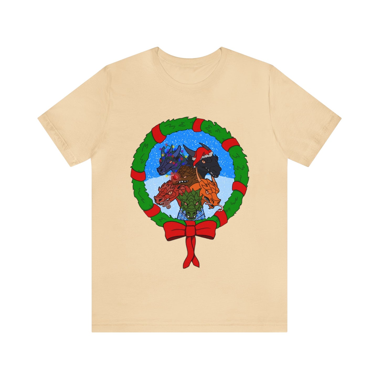 Dragon Christmas with Snowglobe Version - Unisex T-shirt