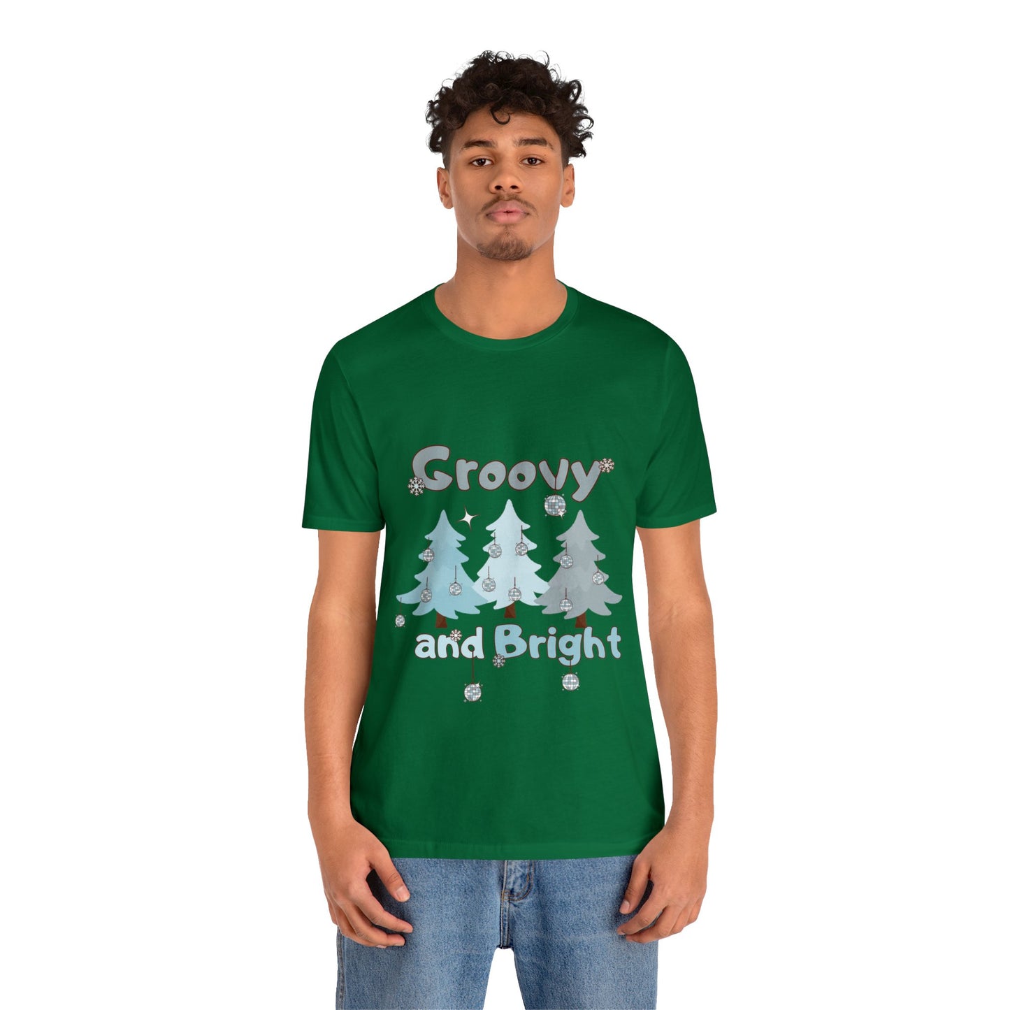 Merry and Bright Jingle Ball Christmas Tree - Unisex T-shirt