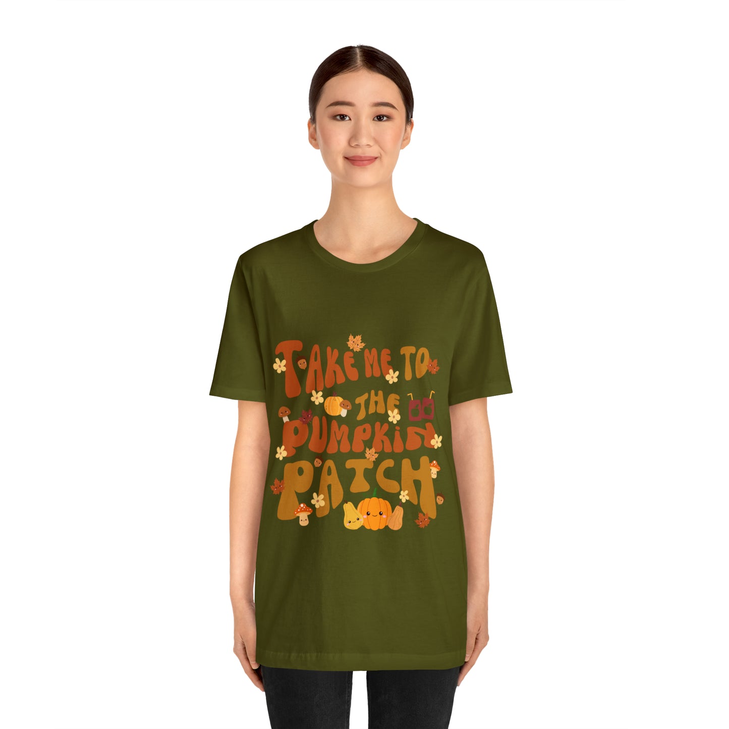 Take me to the Pumpkin Patch, Unisex Jersey Short Sleeve Tee