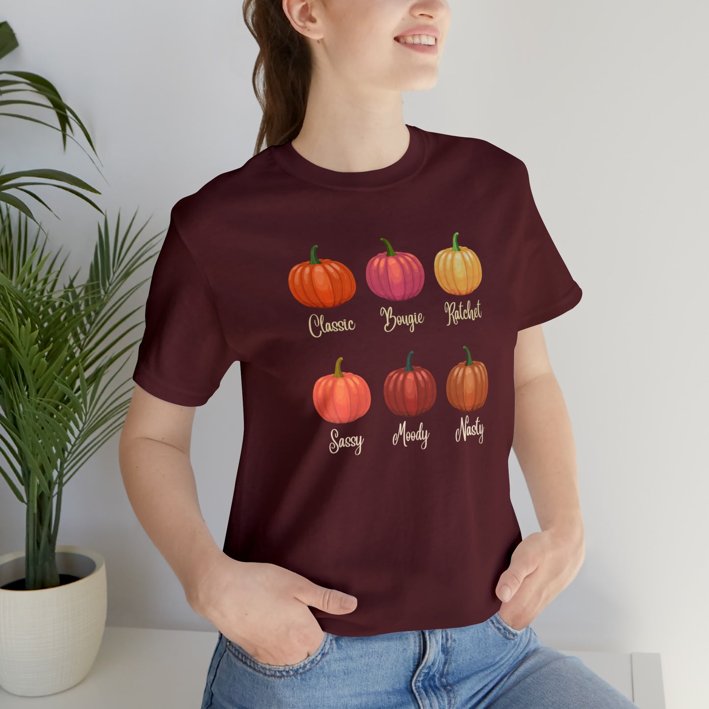 Savage Pumpkins, Unisex Jersey Short Sleeve Tee