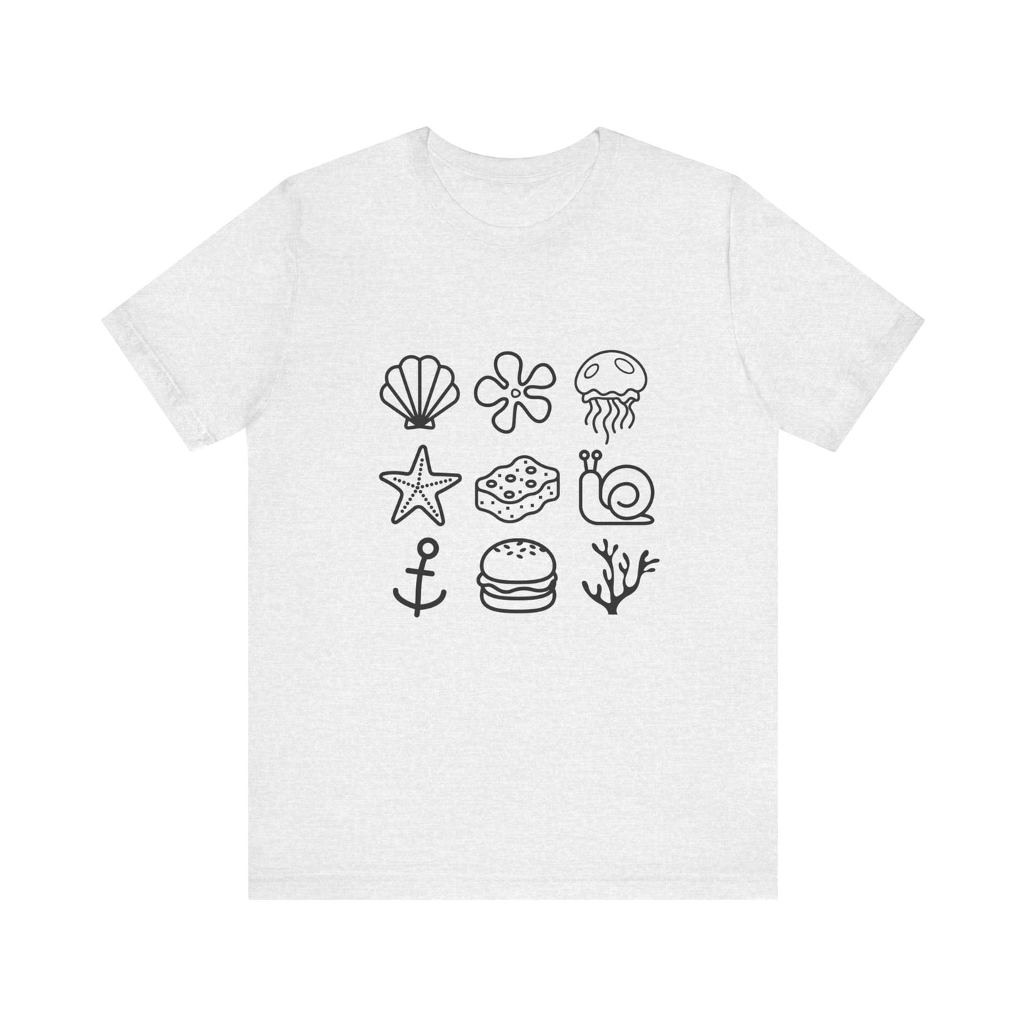 Spongey Minimalist Grid - Unisex Shirt