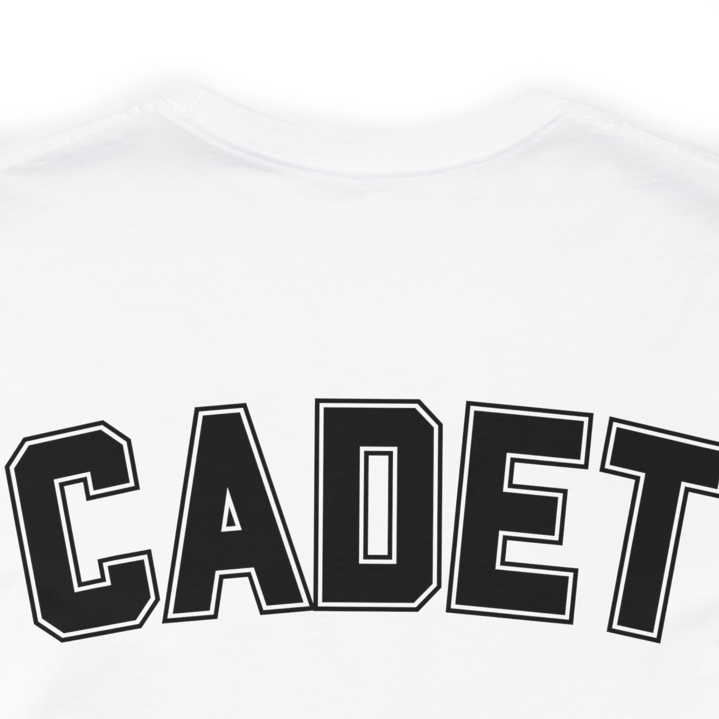 Cadet Back - Black Textured Tairn Collegiate