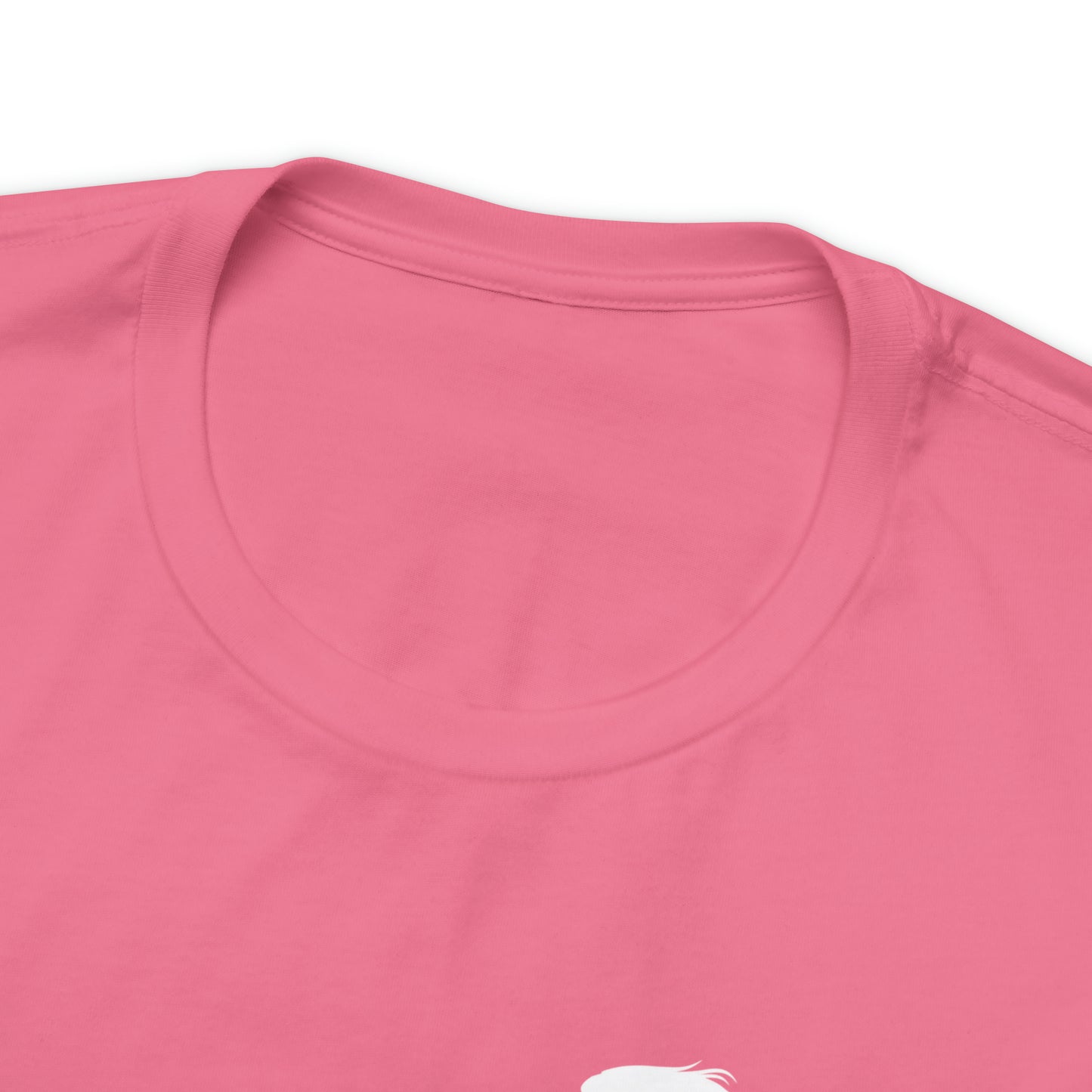 White Silhouette Horse, Mojo Dojo Casa House, Unisex Jersey Short Sleeve Tee