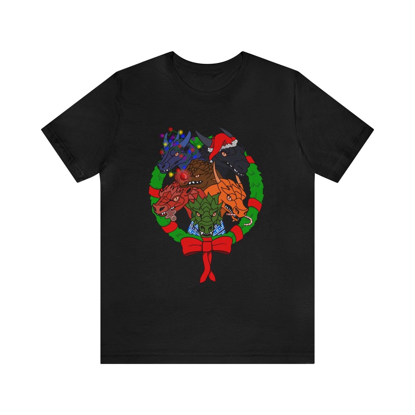 Dragon Christmas with no snow version - Unisex T-shirt
