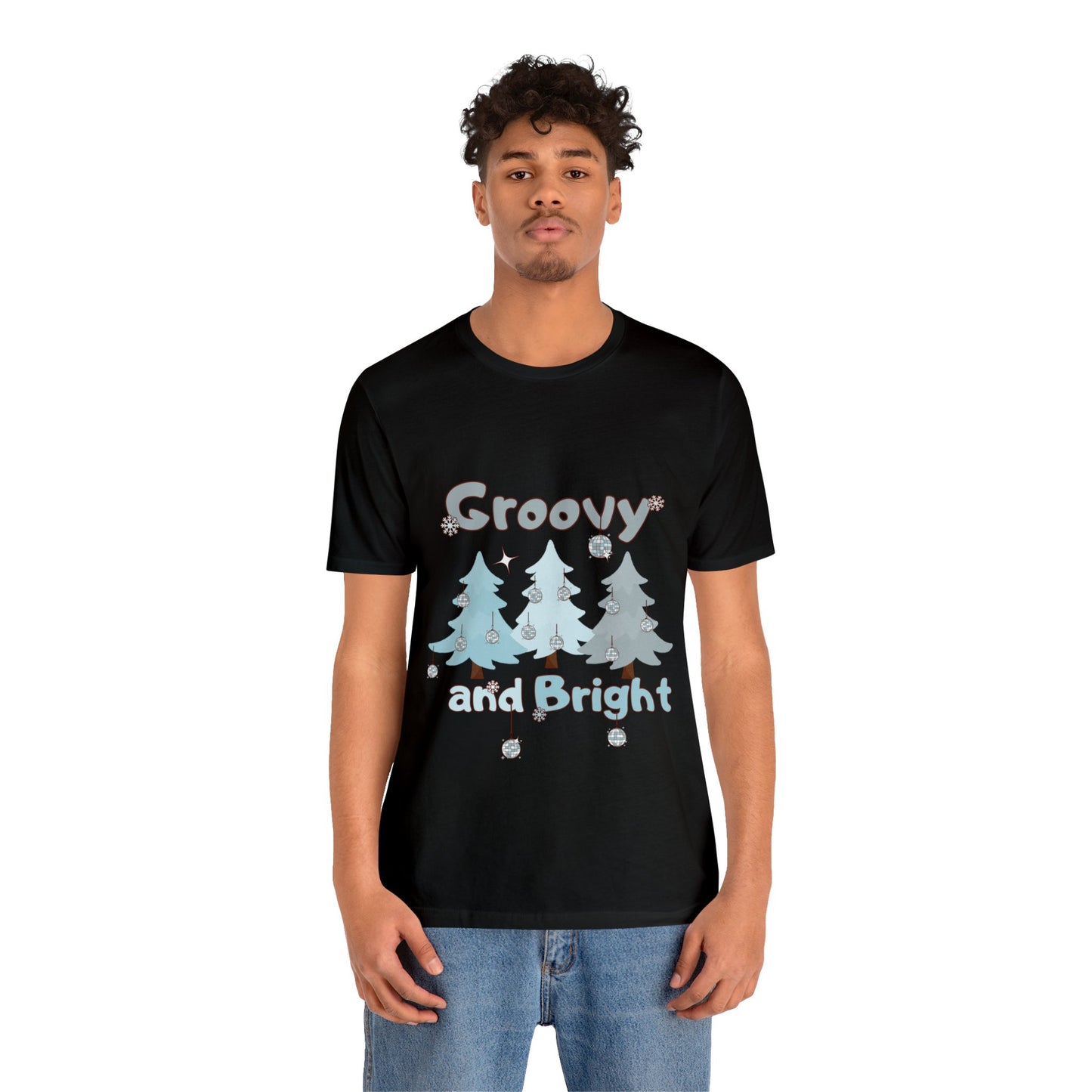 Merry and Bright Jingle Ball Christmas Tree - Unisex T-shirt