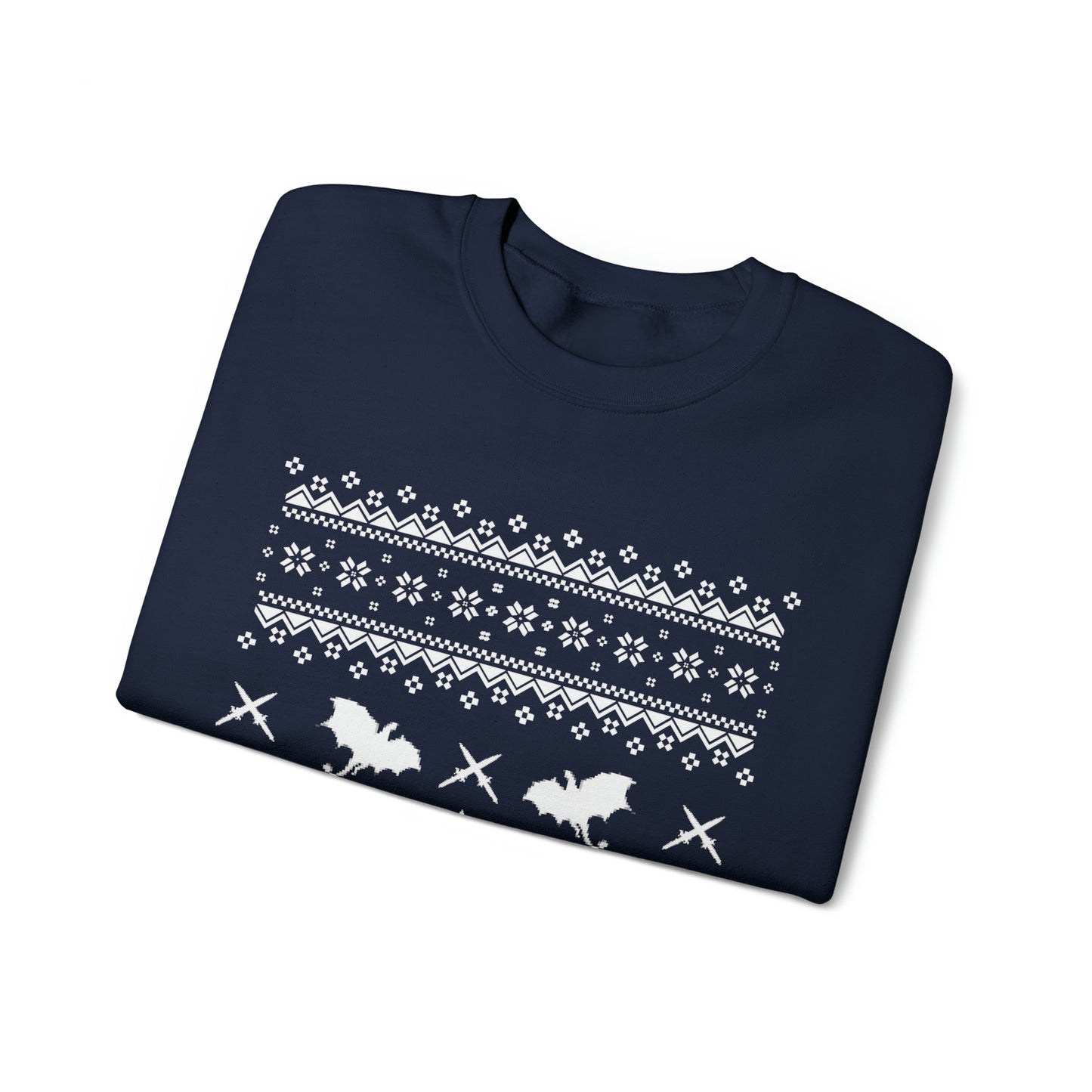 8-Bit Dragon Christmas version 1 - Unisex Sweatshirt