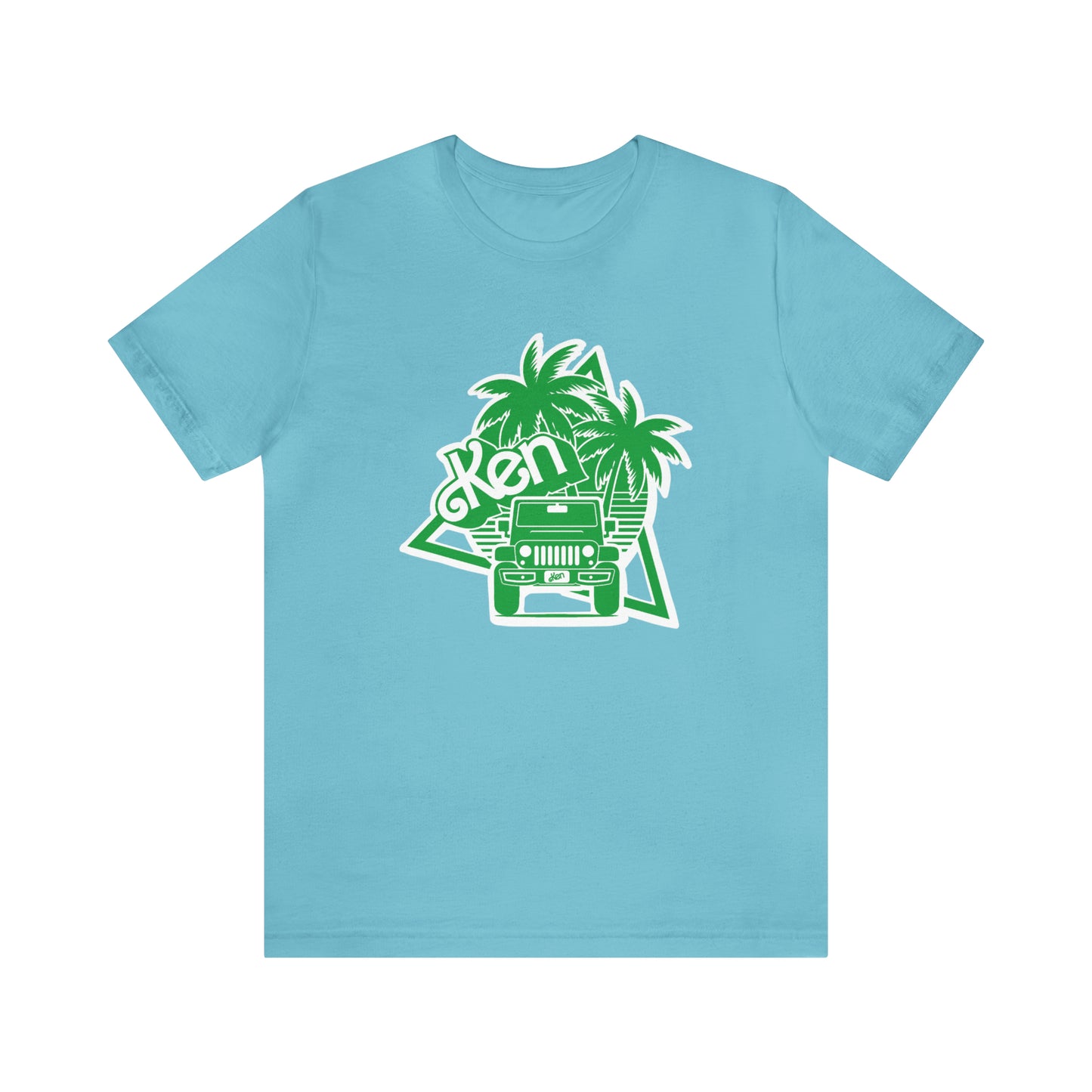 All green Ken, Beep Beep KEN Jeep, Unisex Jersey Short Sleeve Tee