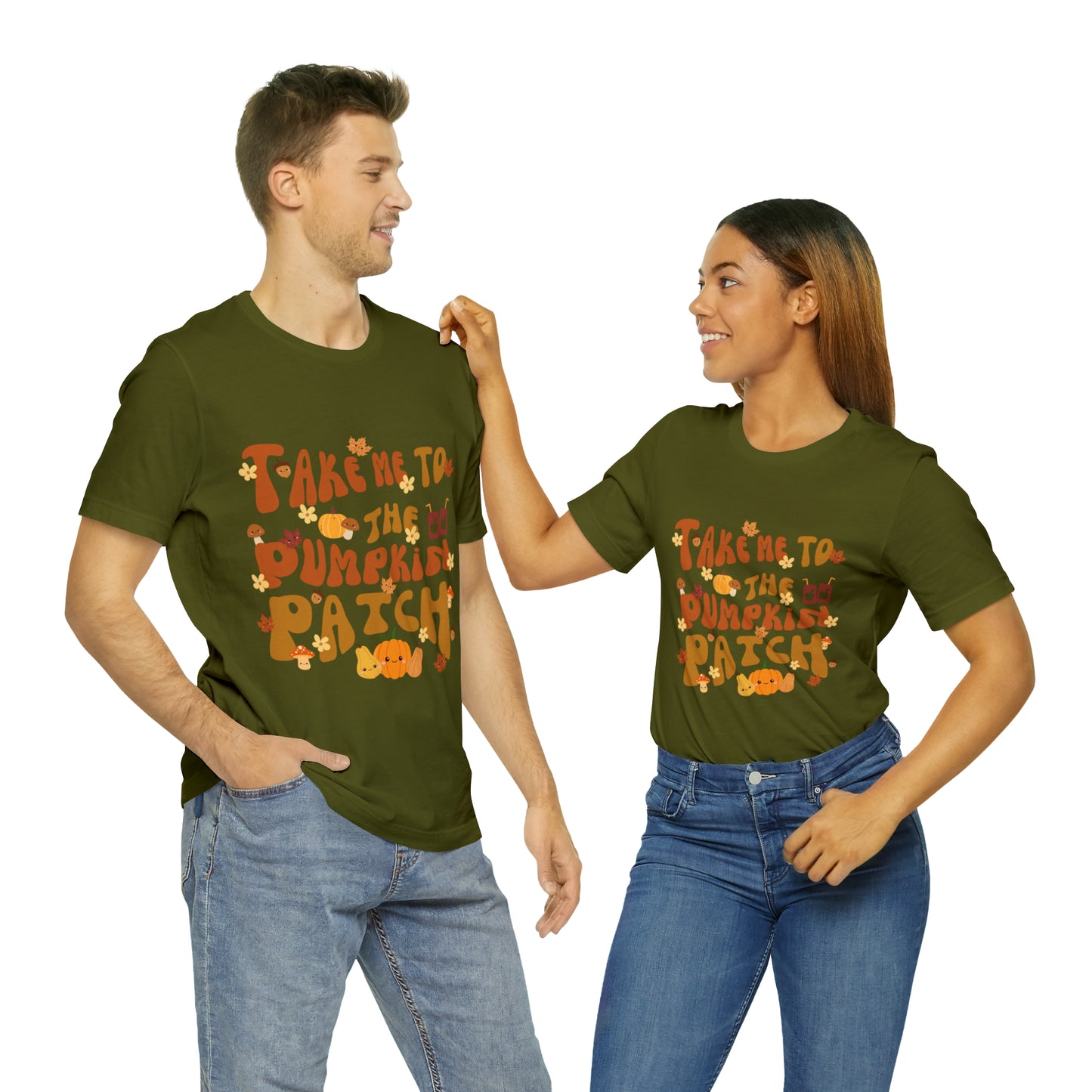 Take me to the Pumpkin Patch, Unisex Jersey Short Sleeve Tee