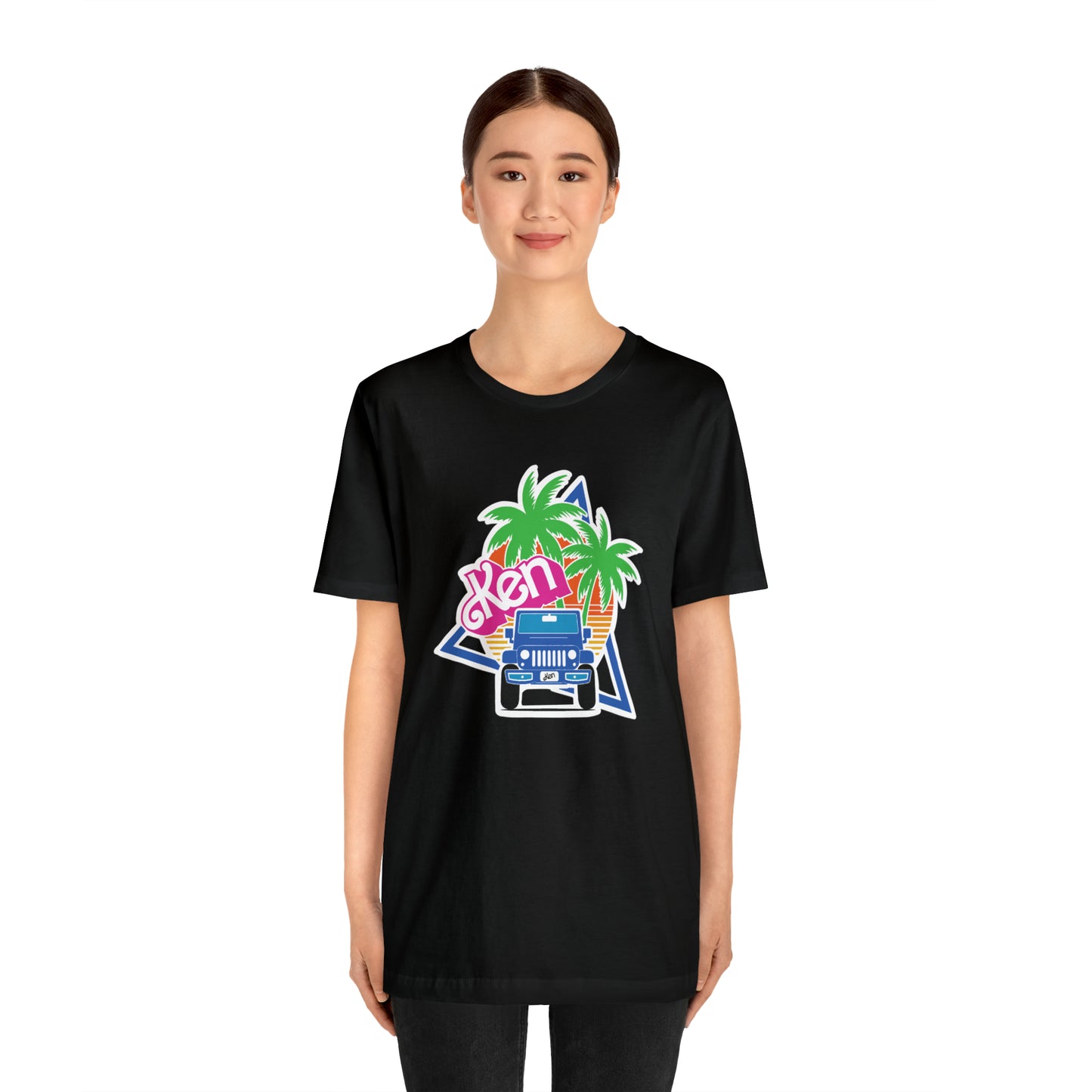 Blue Ken, Beep Beep KEN Jeep, Unisex Jersey Short Sleeve Tee