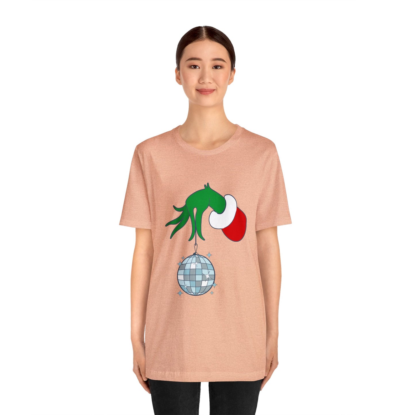 Grinchy Groovy and Bright Jingle Disco Ball - Unisex T-shirt