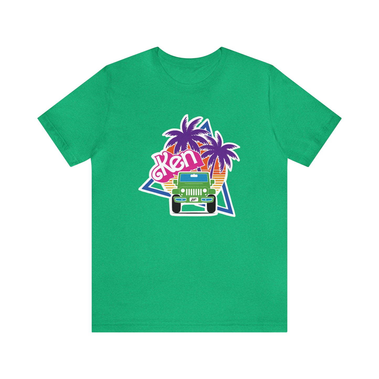 Green Ken, Beep Beep KEN Jeep, Unisex Jersey Short Sleeve Tee