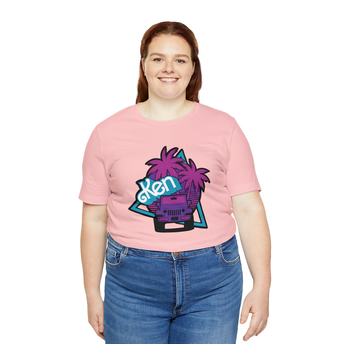 Neon Ken, Beep Beep KEN Jeep, Unisex Jersey Short Sleeve Tee