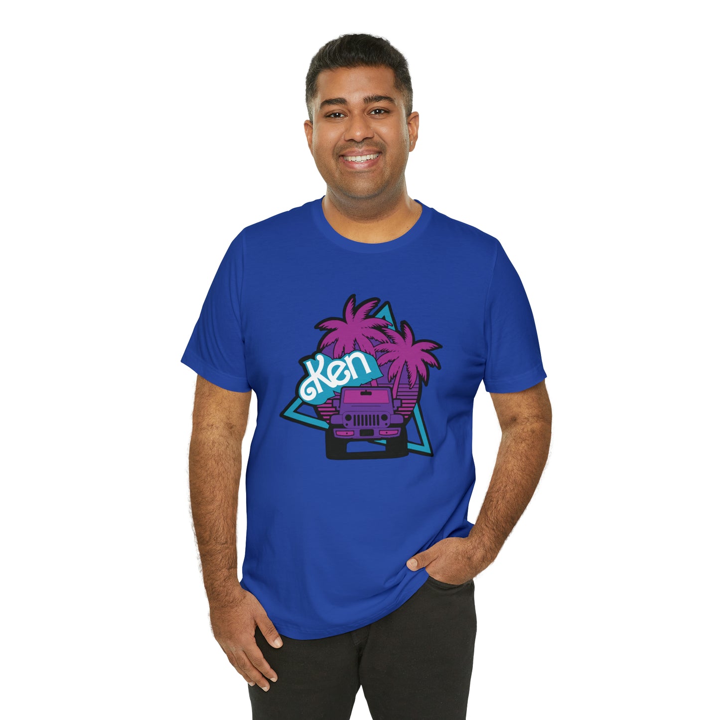 Neon Ken, Beep Beep KEN Jeep, Unisex Jersey Short Sleeve Tee