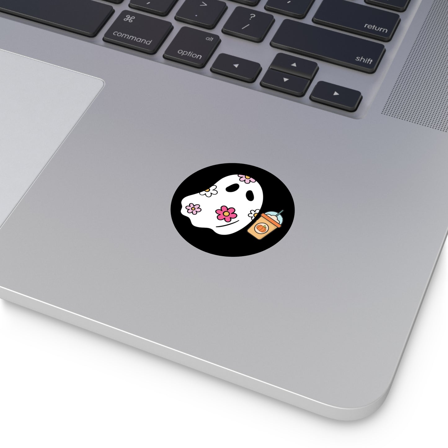 Copy of Copy of Color Flower Ghost, Water-Resistant Vinyl Sticker